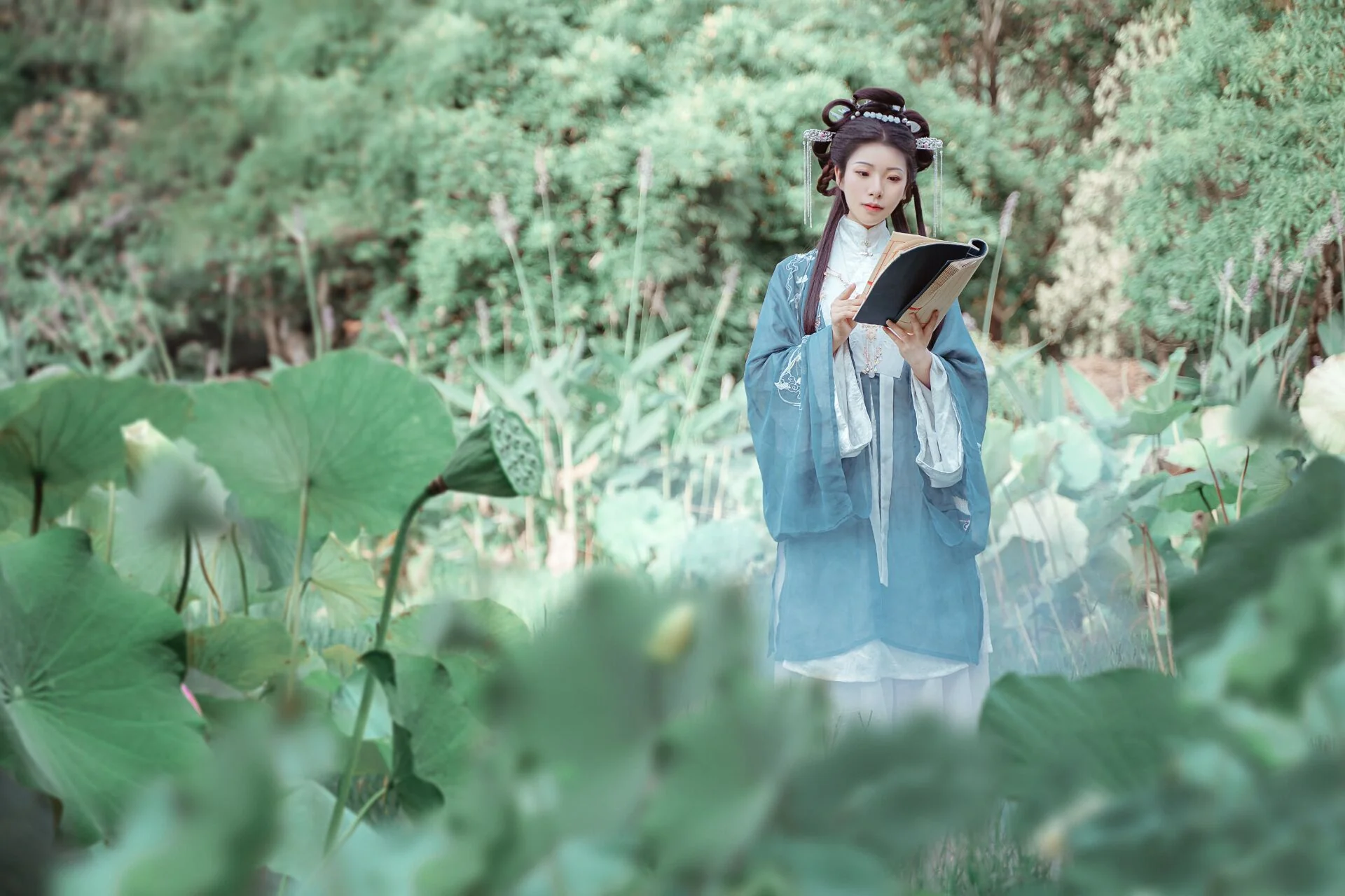 汉服写真.金陵往事：瑜淡客