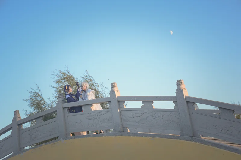 刀剑乱舞三日月宗近COS写真
