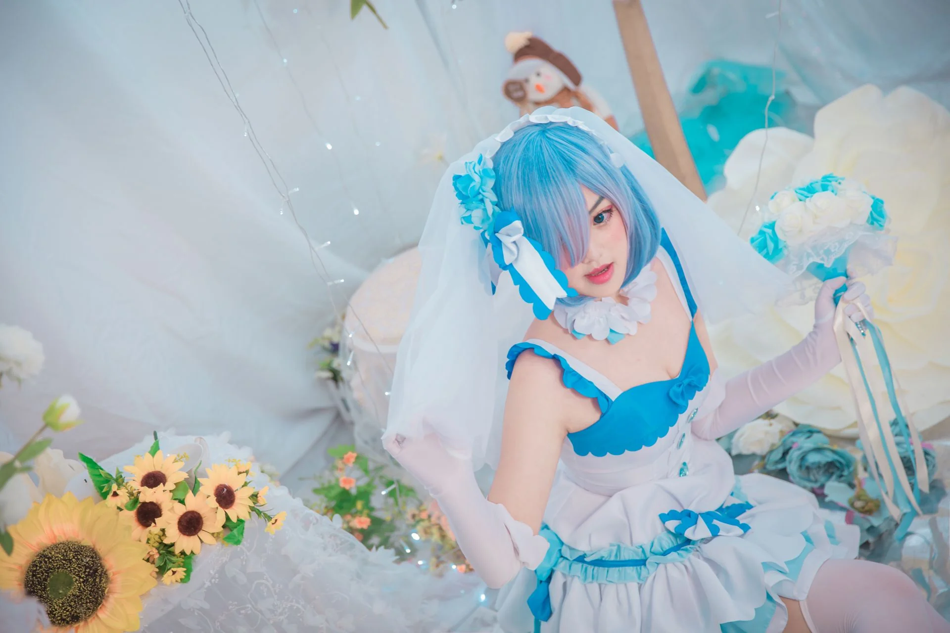 蕾姆花嫁COS写真