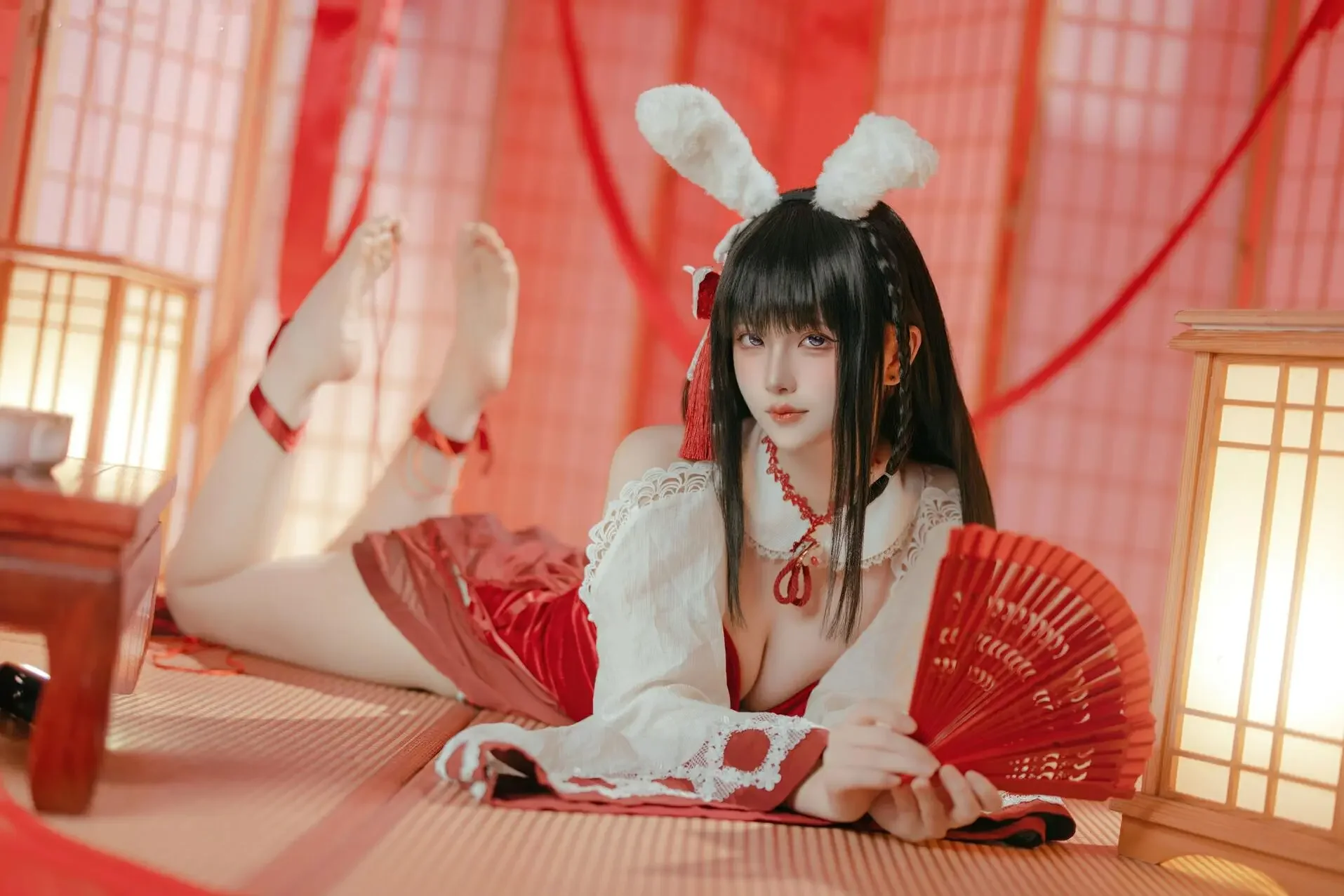 屿鱼 – 碧蓝航线 大山·祈愿的巫女兔｜高清图片集