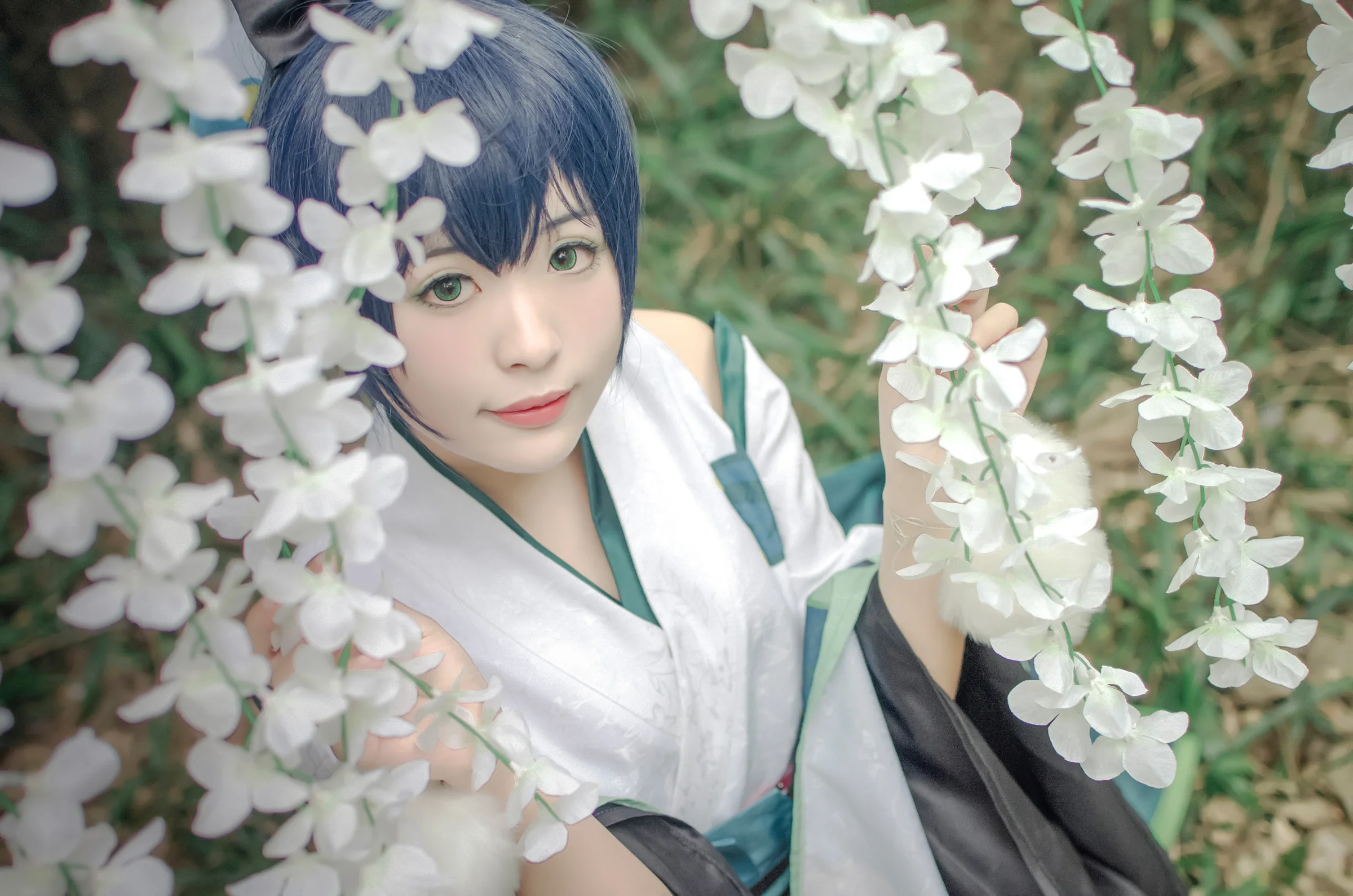 阴阳师萤草茨木童子COS写真
