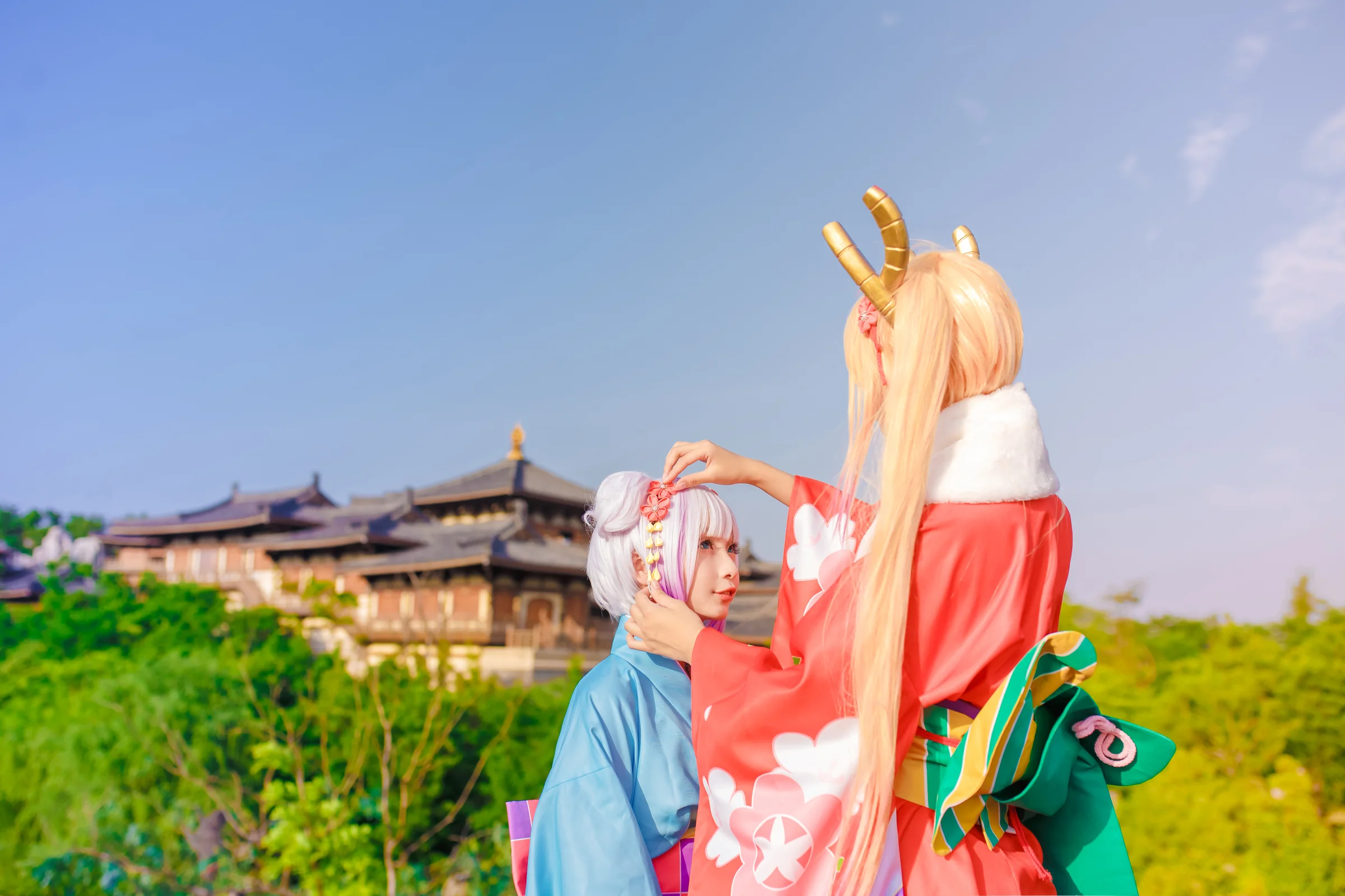 康娜和托尔的和服之旅COS写真