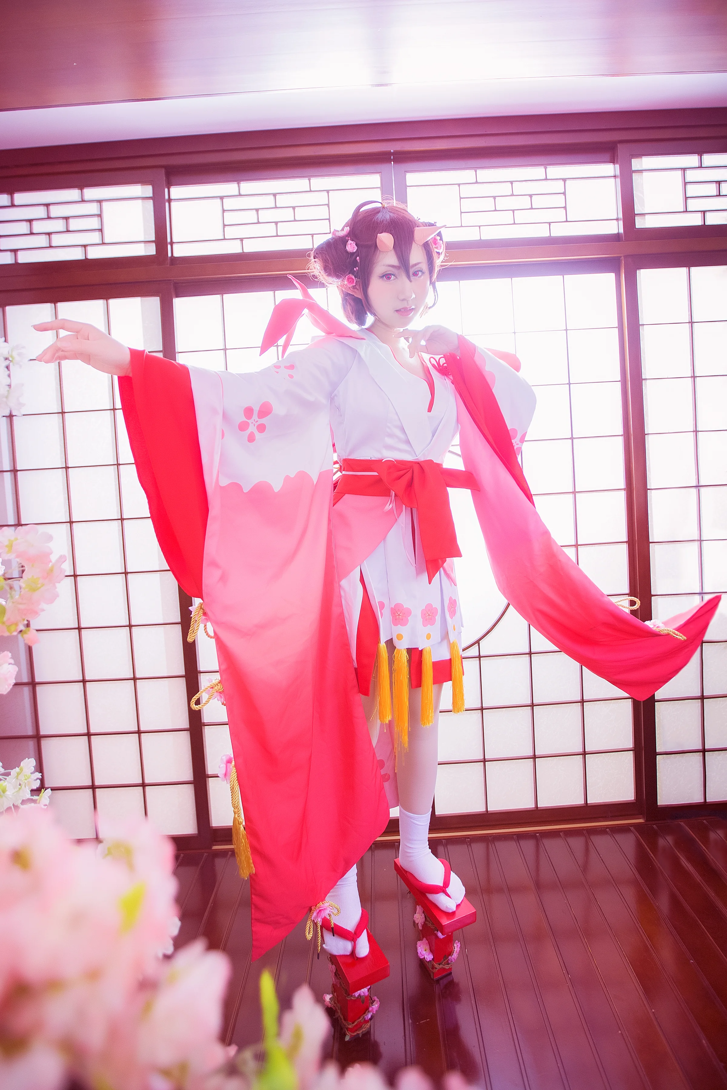 阴阳师樱与桃COS写真