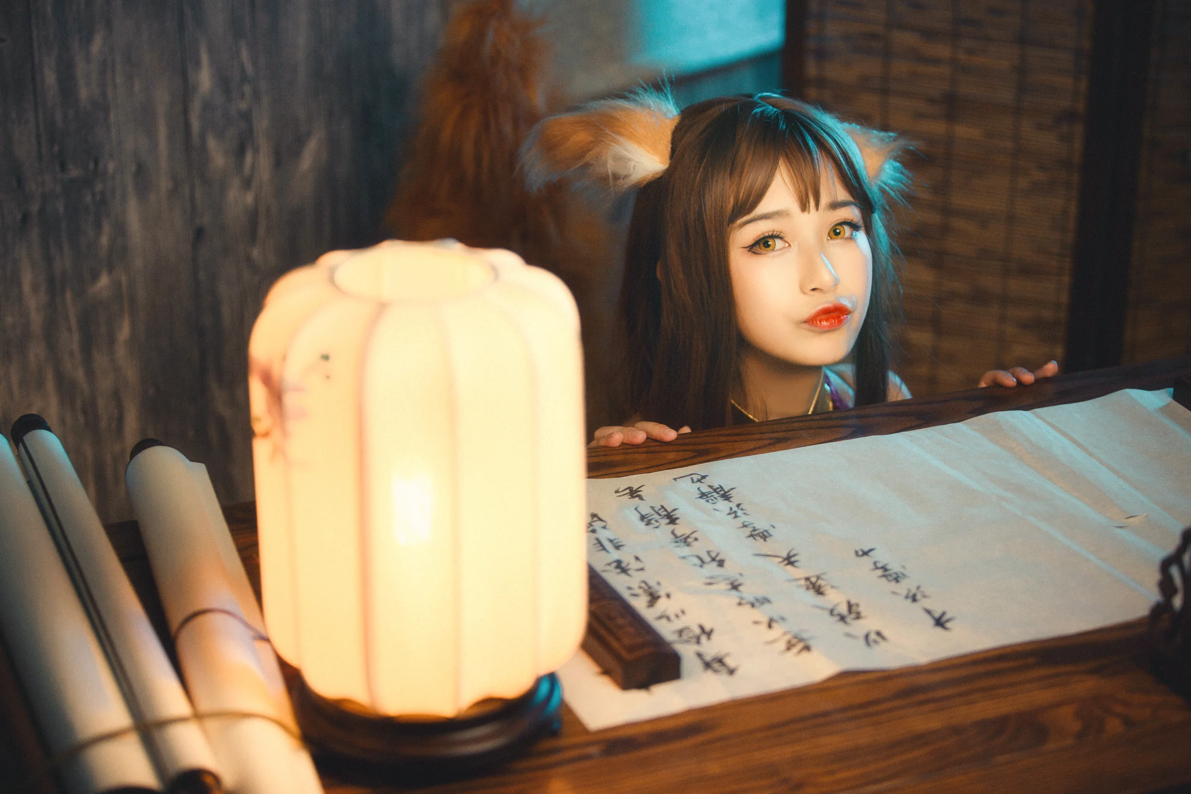 王者荣耀妲己COS写真，没有心 就不会受伤