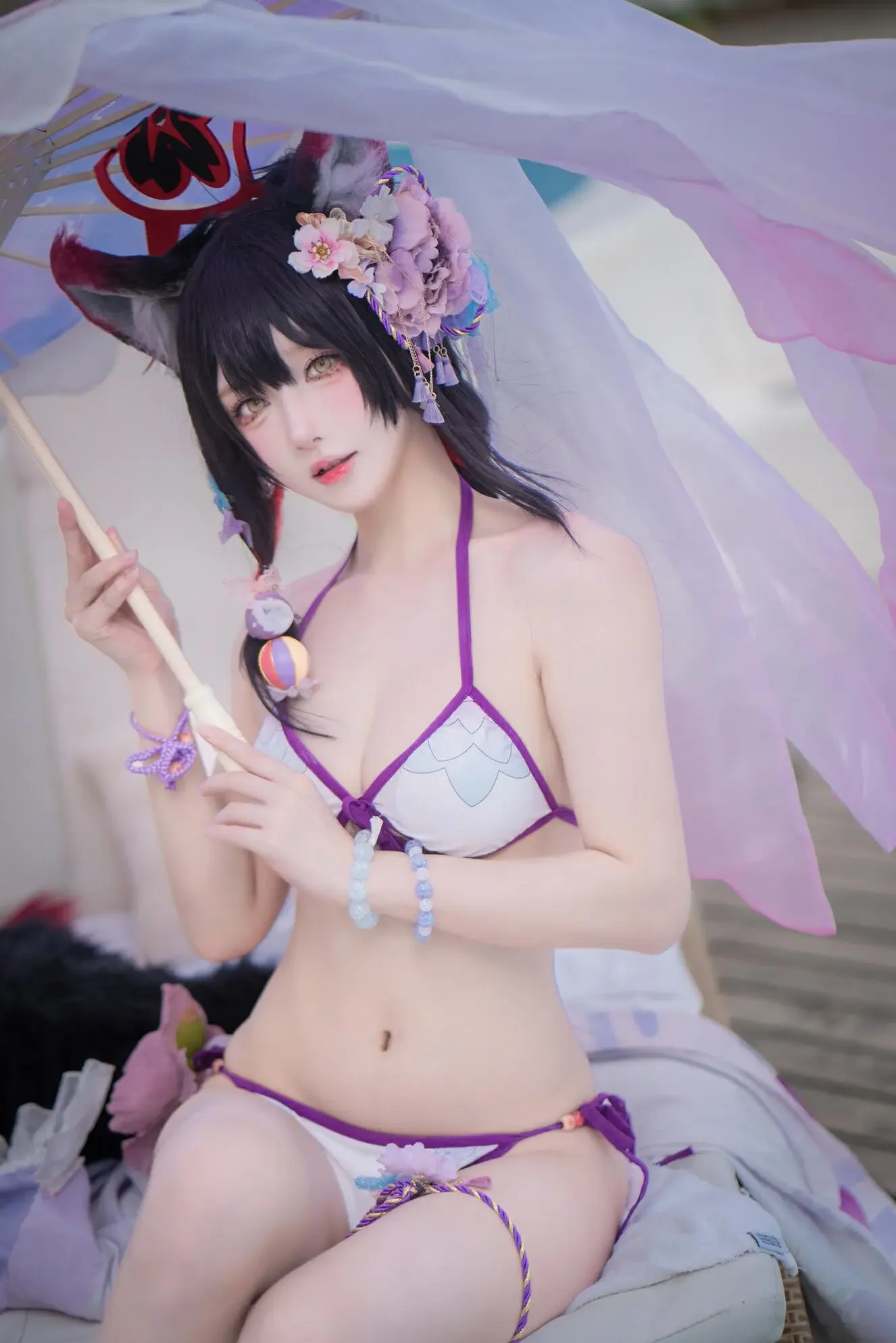 阿包也是兔娘 – 若藻水着｜高清图片集