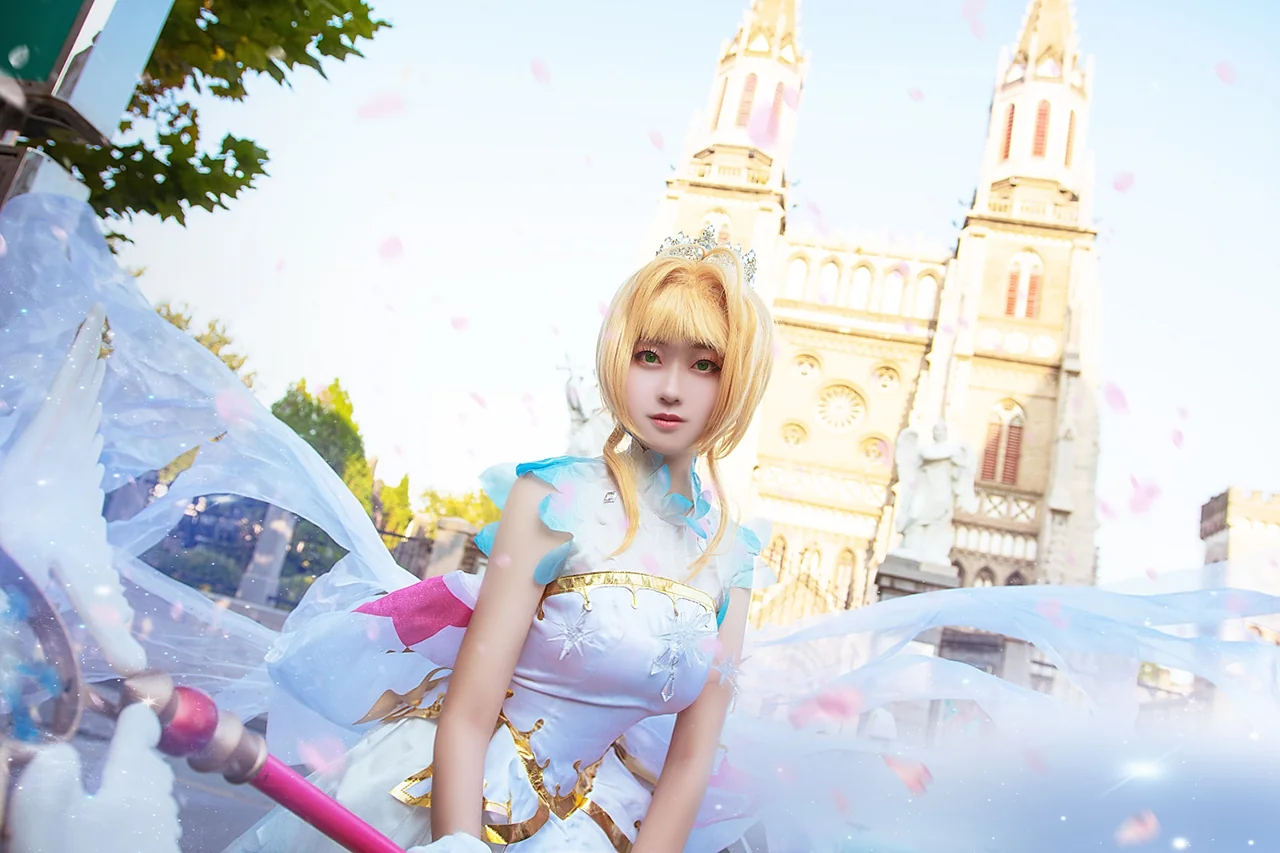 魔卡少女樱冰雪公主COS写真