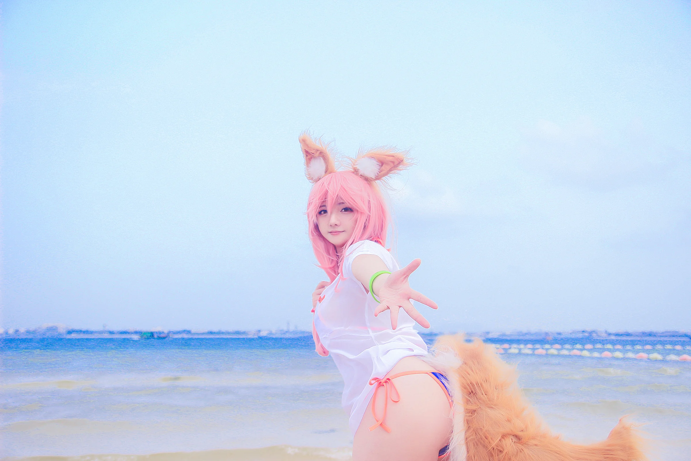 TYA事务所 fgo 玉藻前泳装COS写真 一破