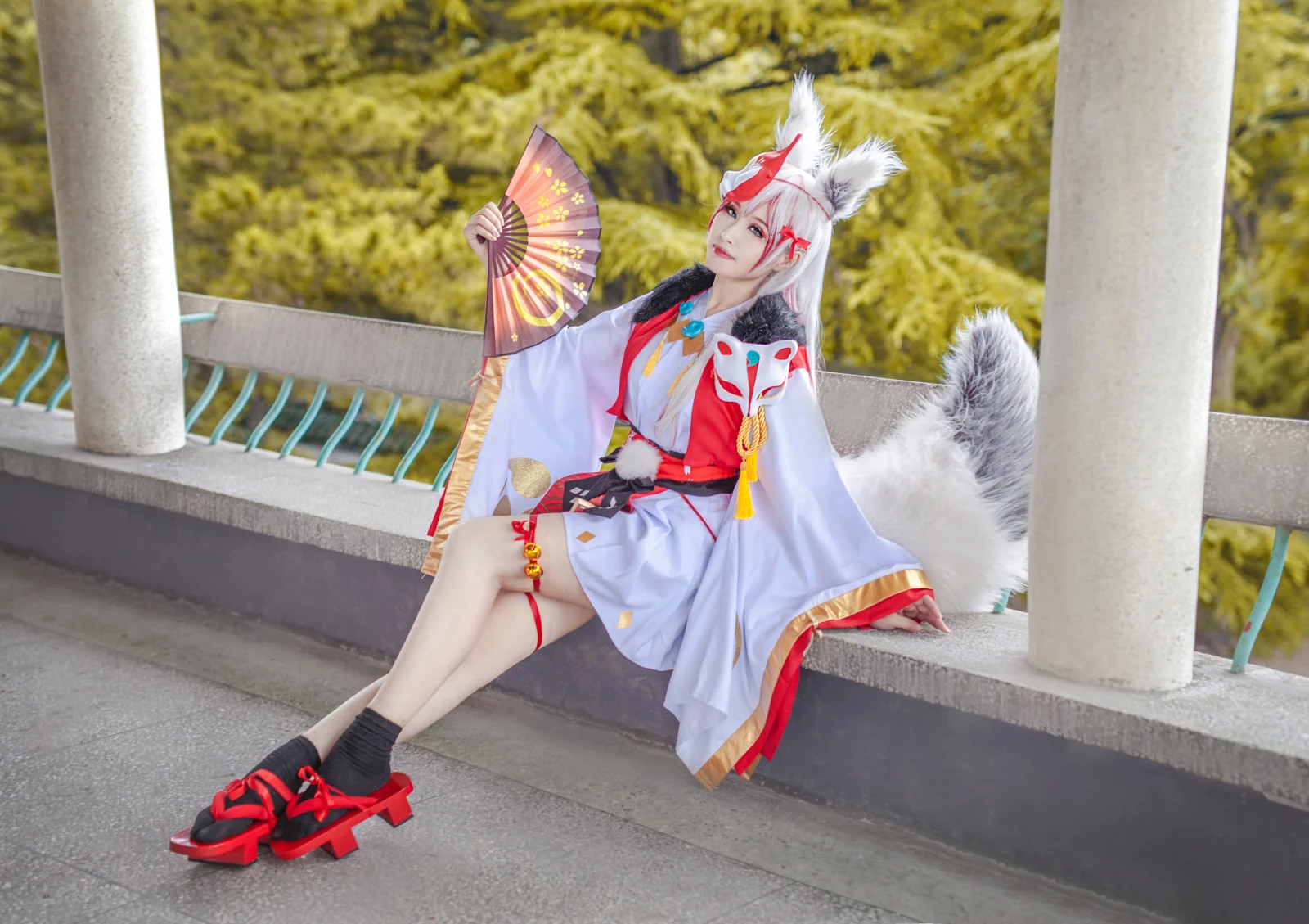 阴阳师手游 妖狐COS写真