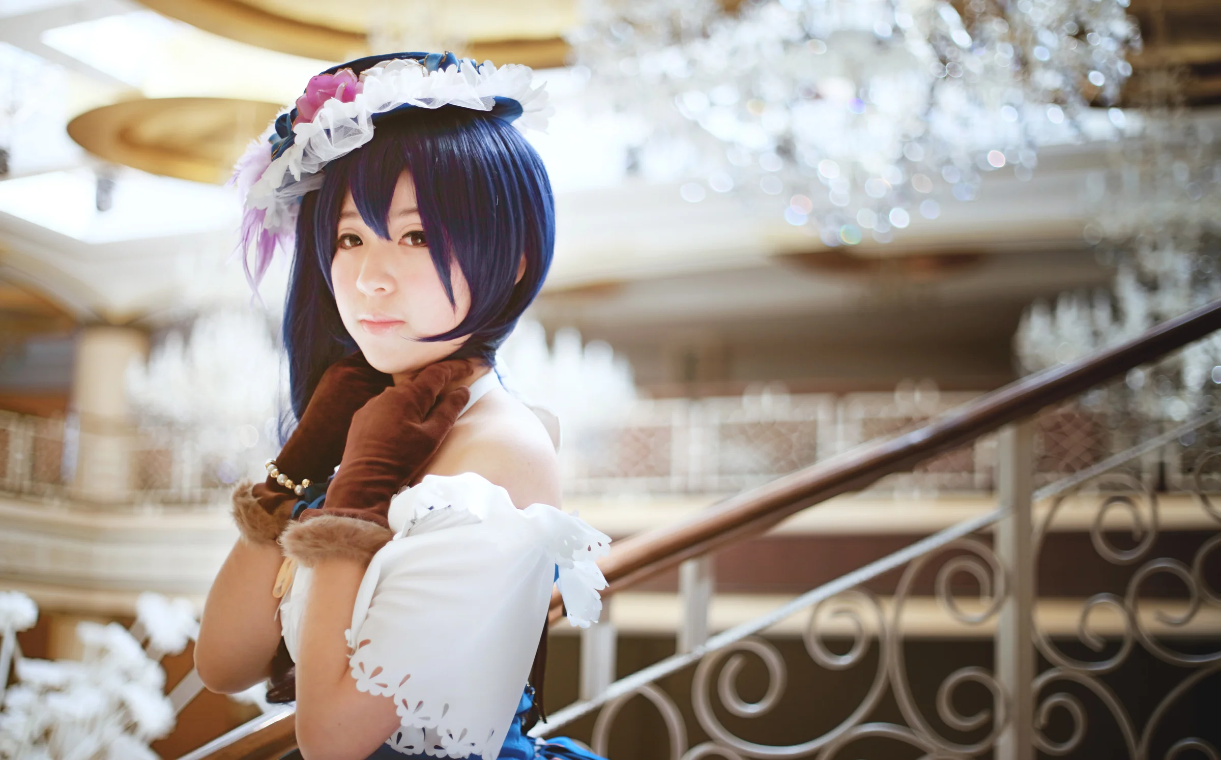 DC1990 LOVELIVE!舞会觉醒南小鸟园田海未COS写真