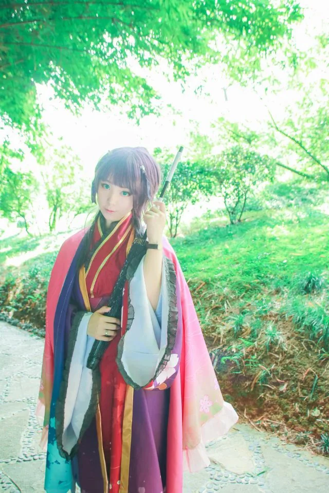 梦100 樱花COS写真