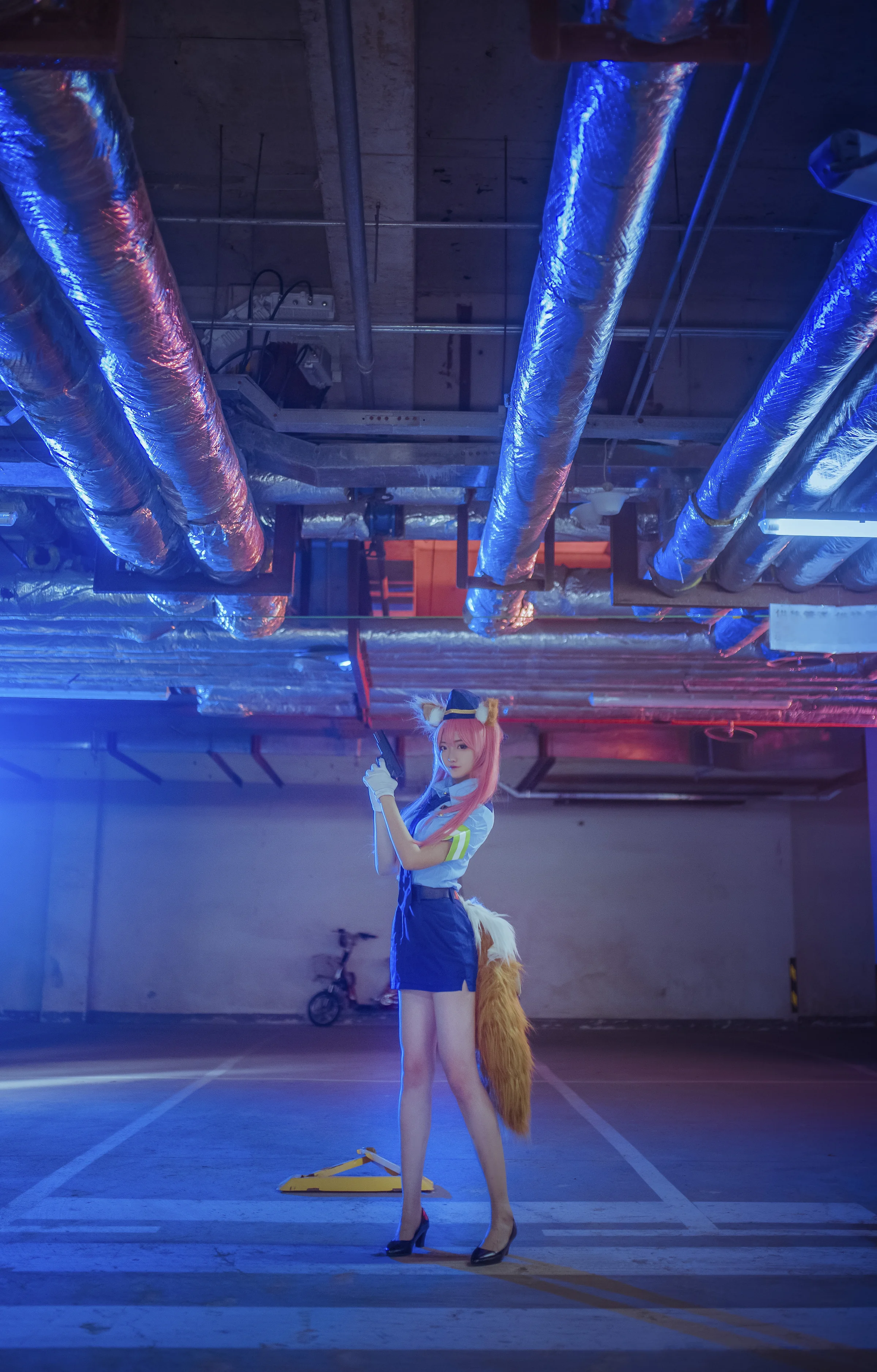 玉藻前女警COS写真