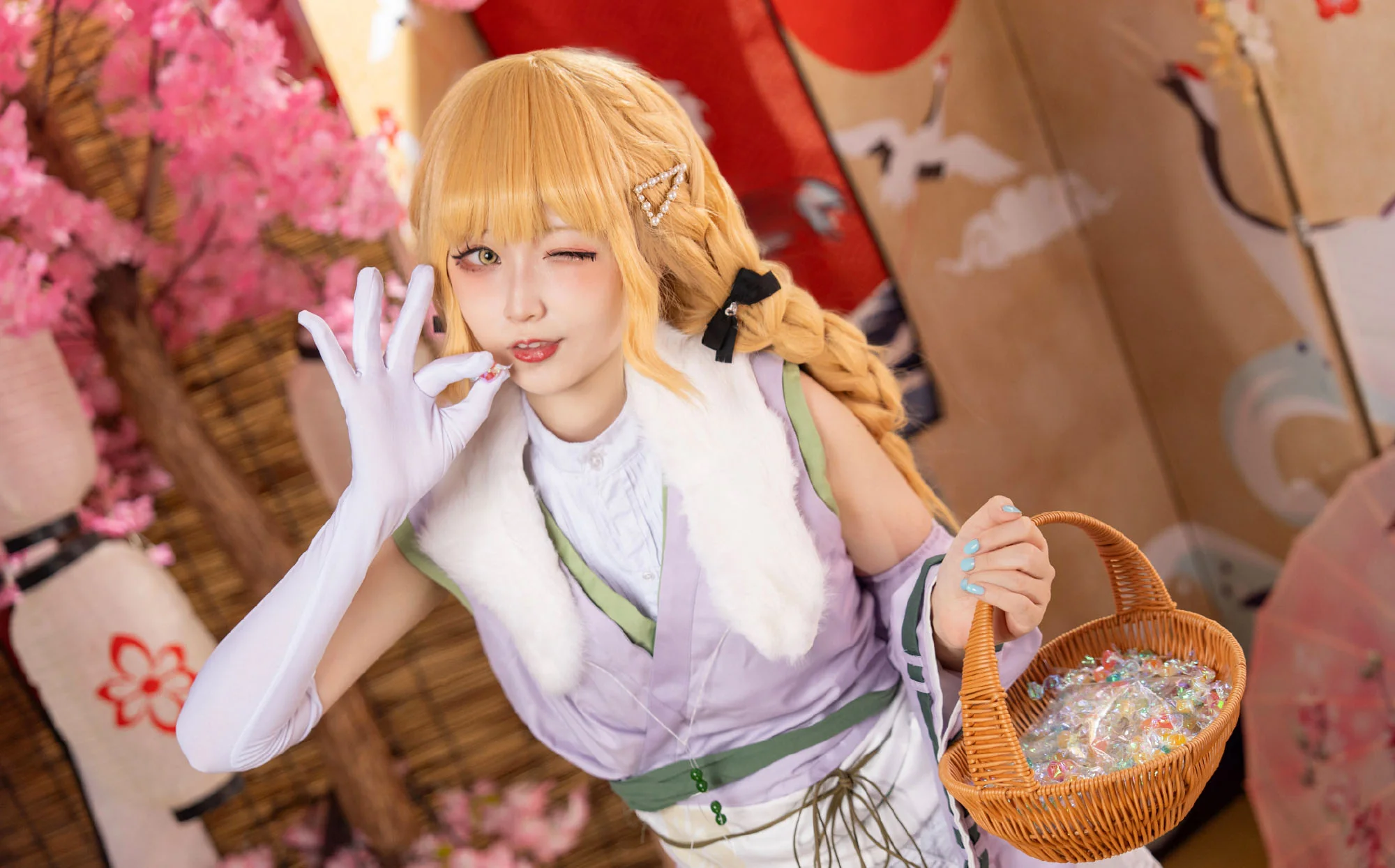 《学园偶像大师》藤田琴音COS写真