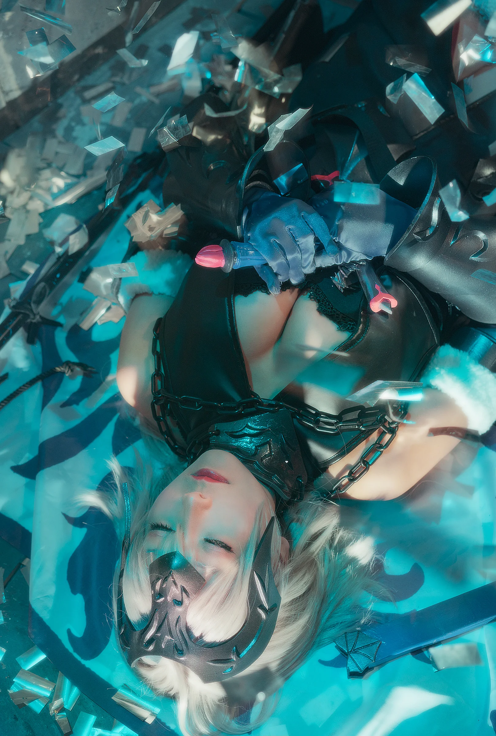 fate/grand order黑贞德COS写真，完成度很高的一套片子