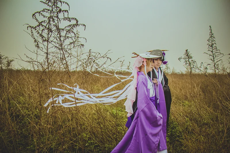 夏目友人帐丰月神/不月神COS写真