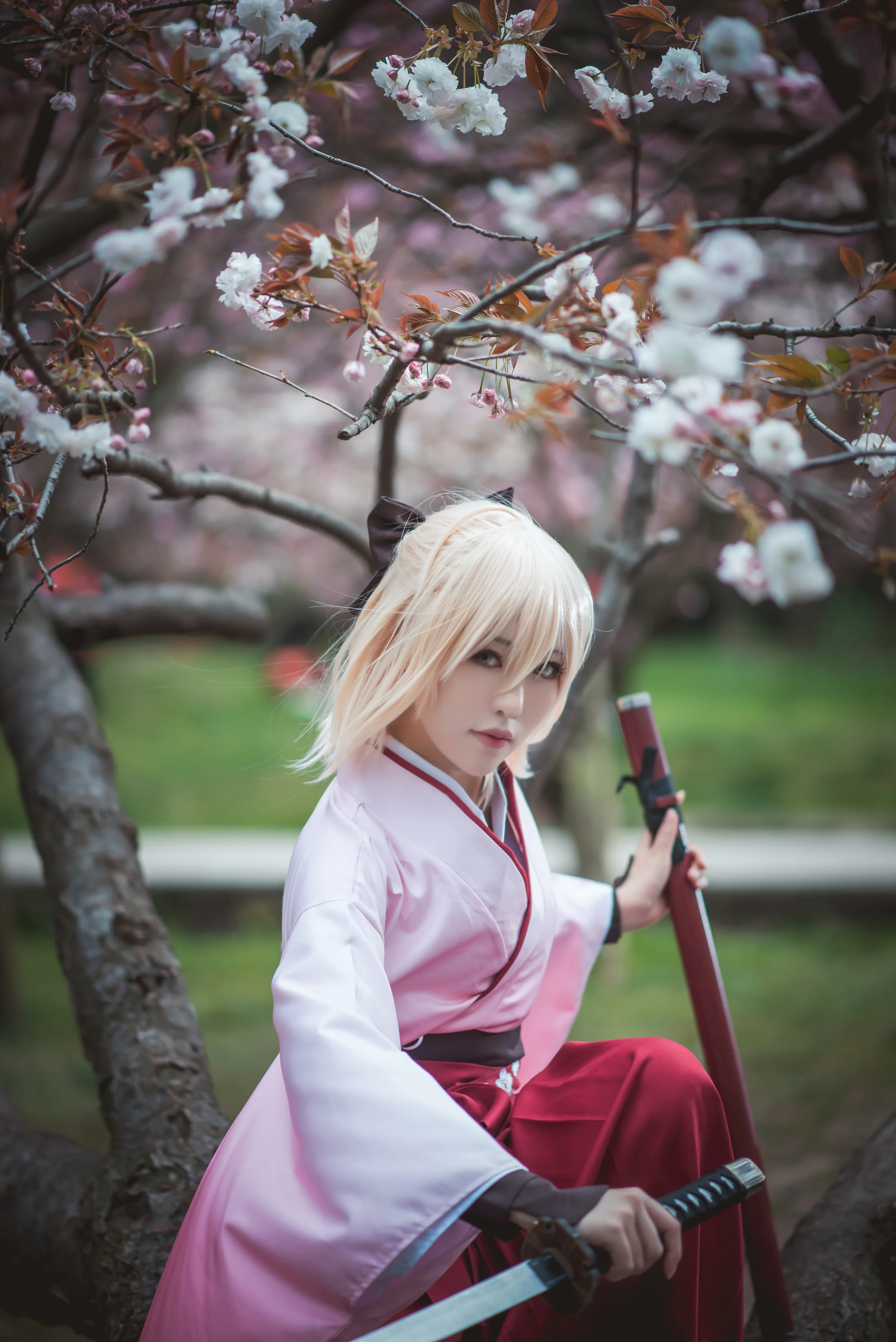Fate/GrandOrder 冲田总司COS写真