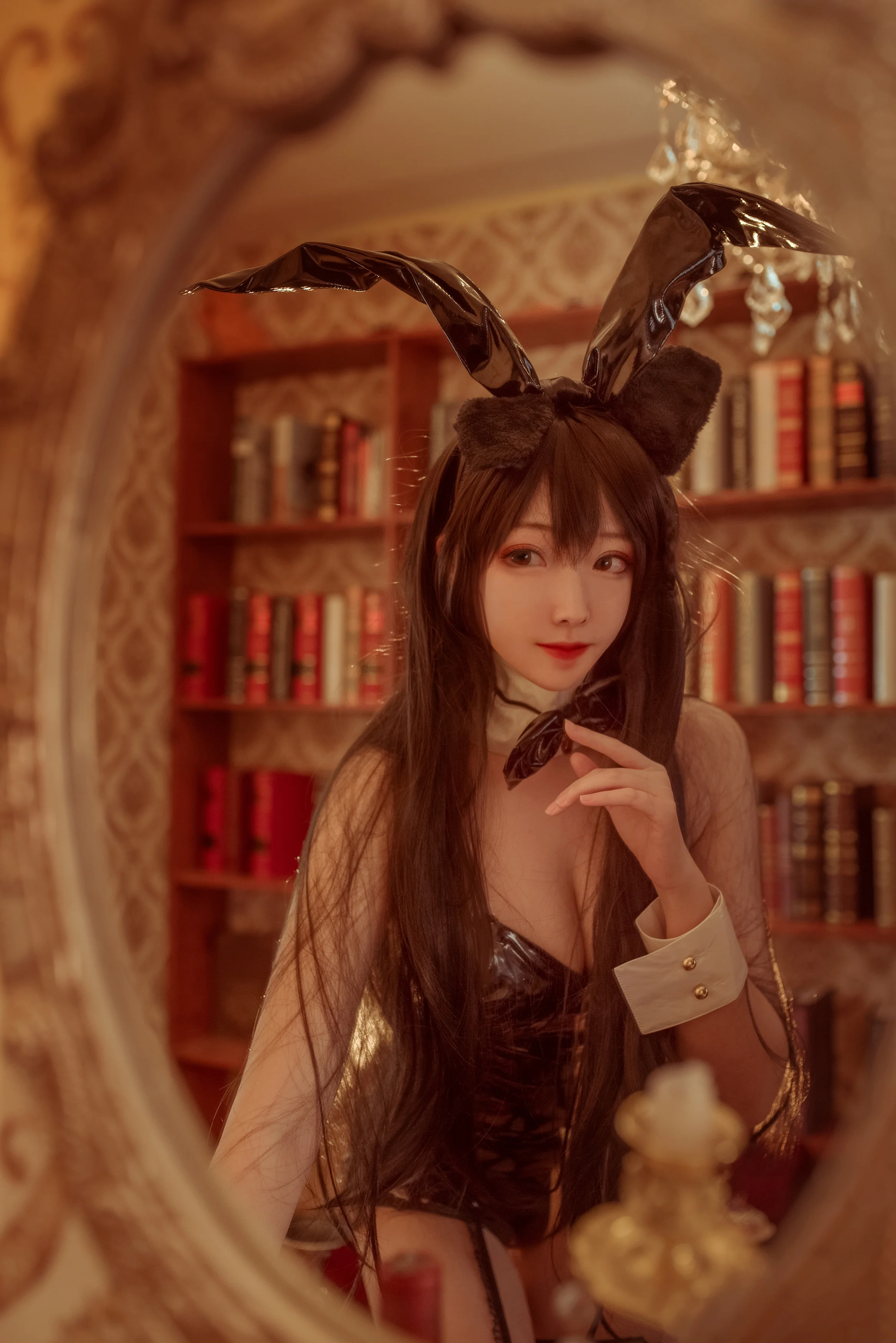 碧蓝航线 爱宕兔女郎COS写真
