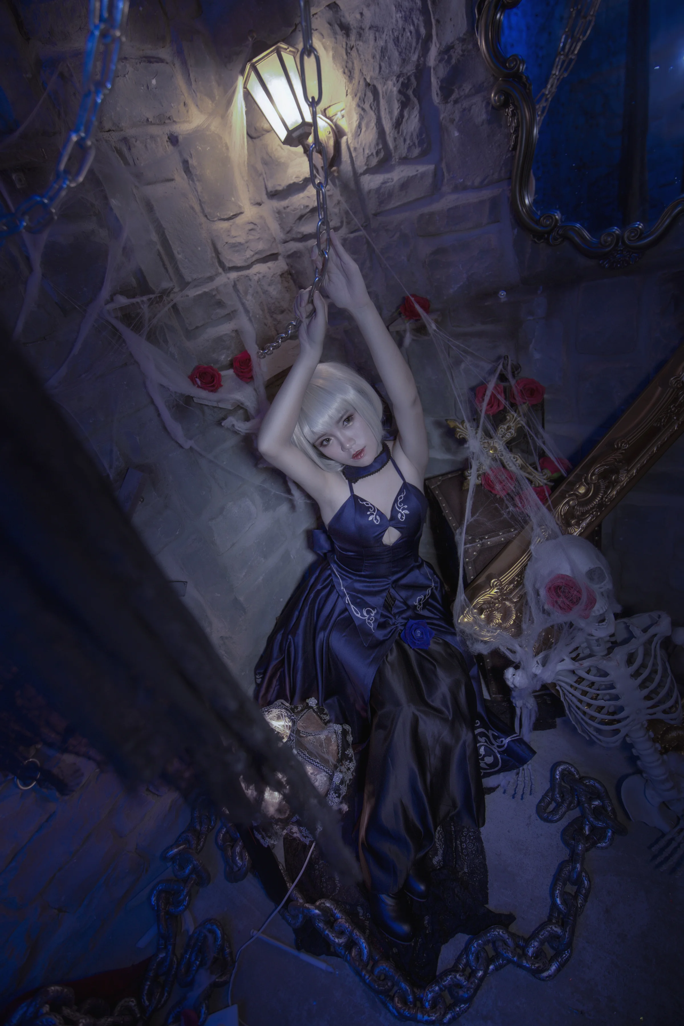 FGO黑saber礼服Ver. COS写真