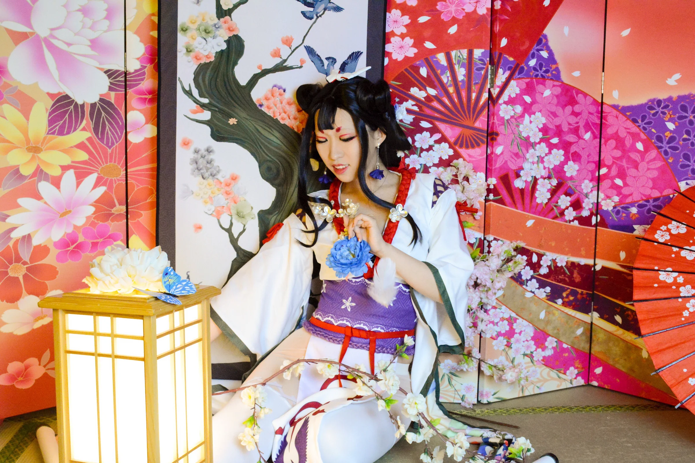 阴阳师花鸟卷COS写真，最喜欢花鸟卷小姐姐了