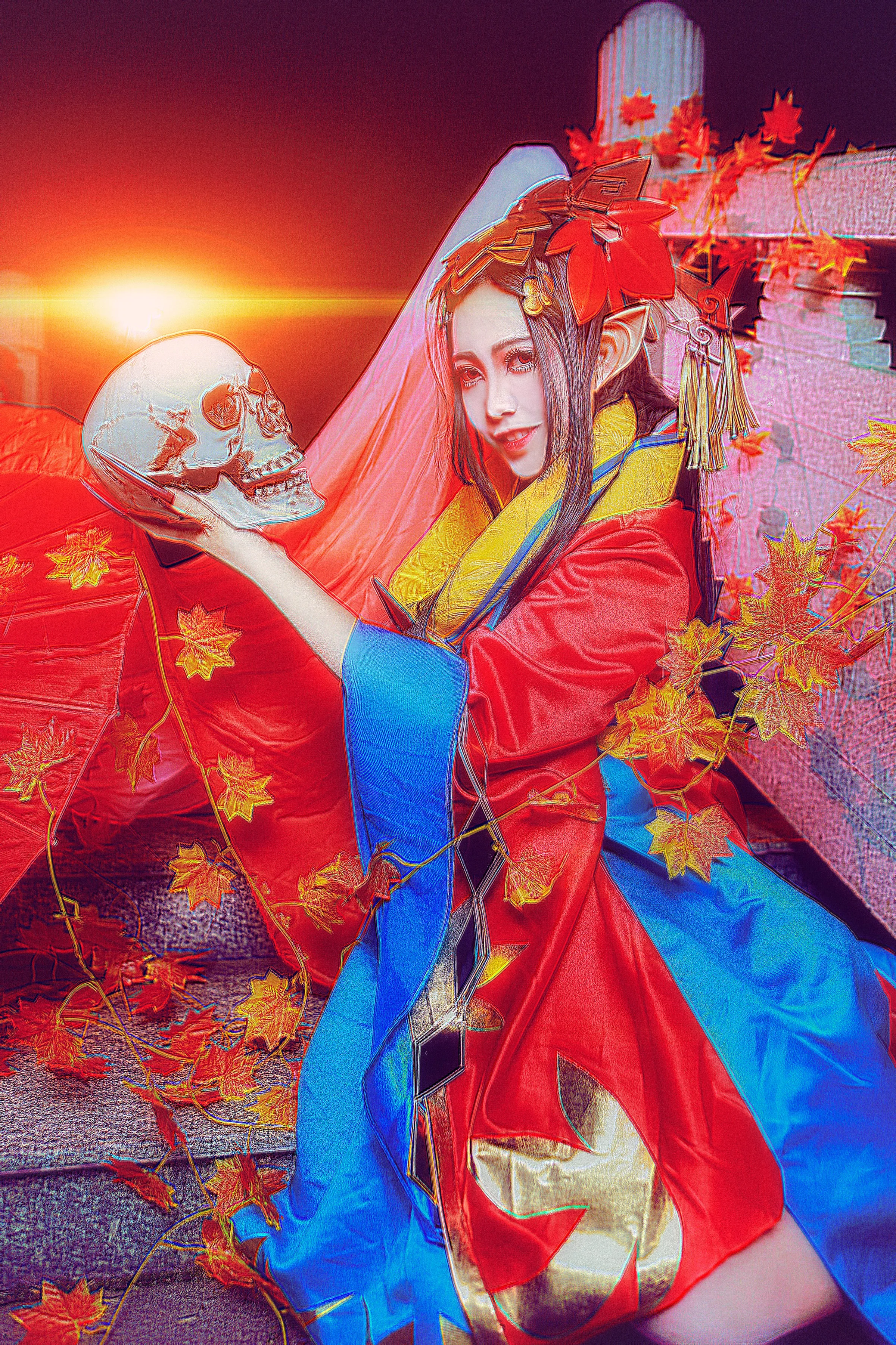 TYA事务所 阴阳师鬼女红叶觉醒COS写真