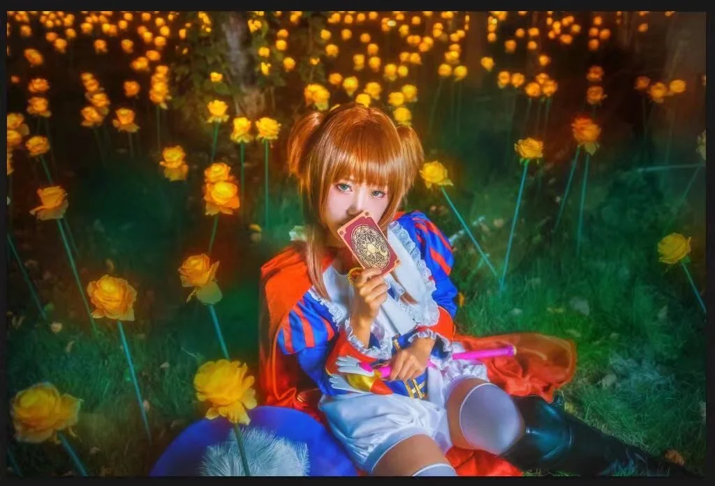 魔卡少女樱COS写真木之本樱