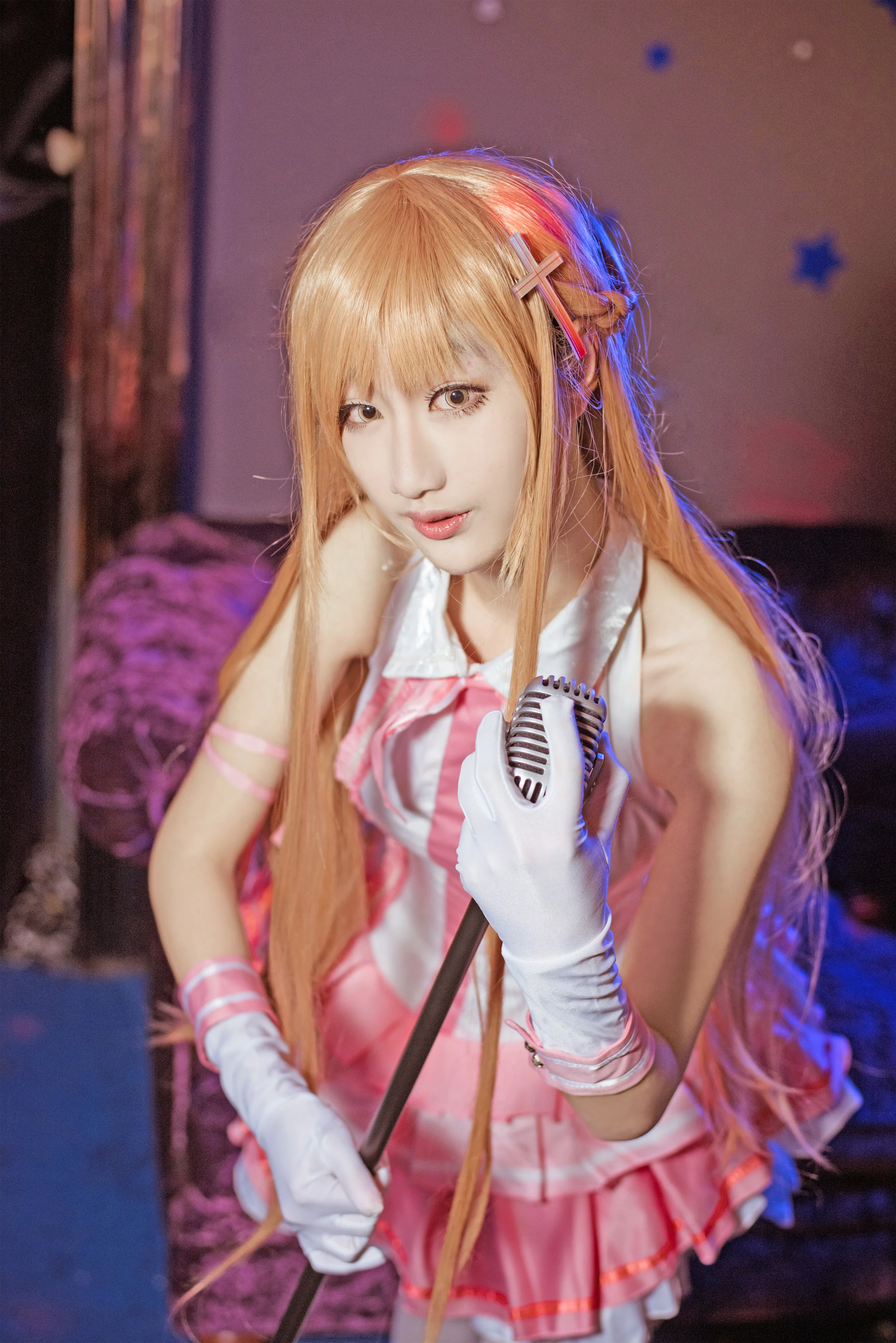 刀剑神域亚丝娜偶像歌姬COS写真