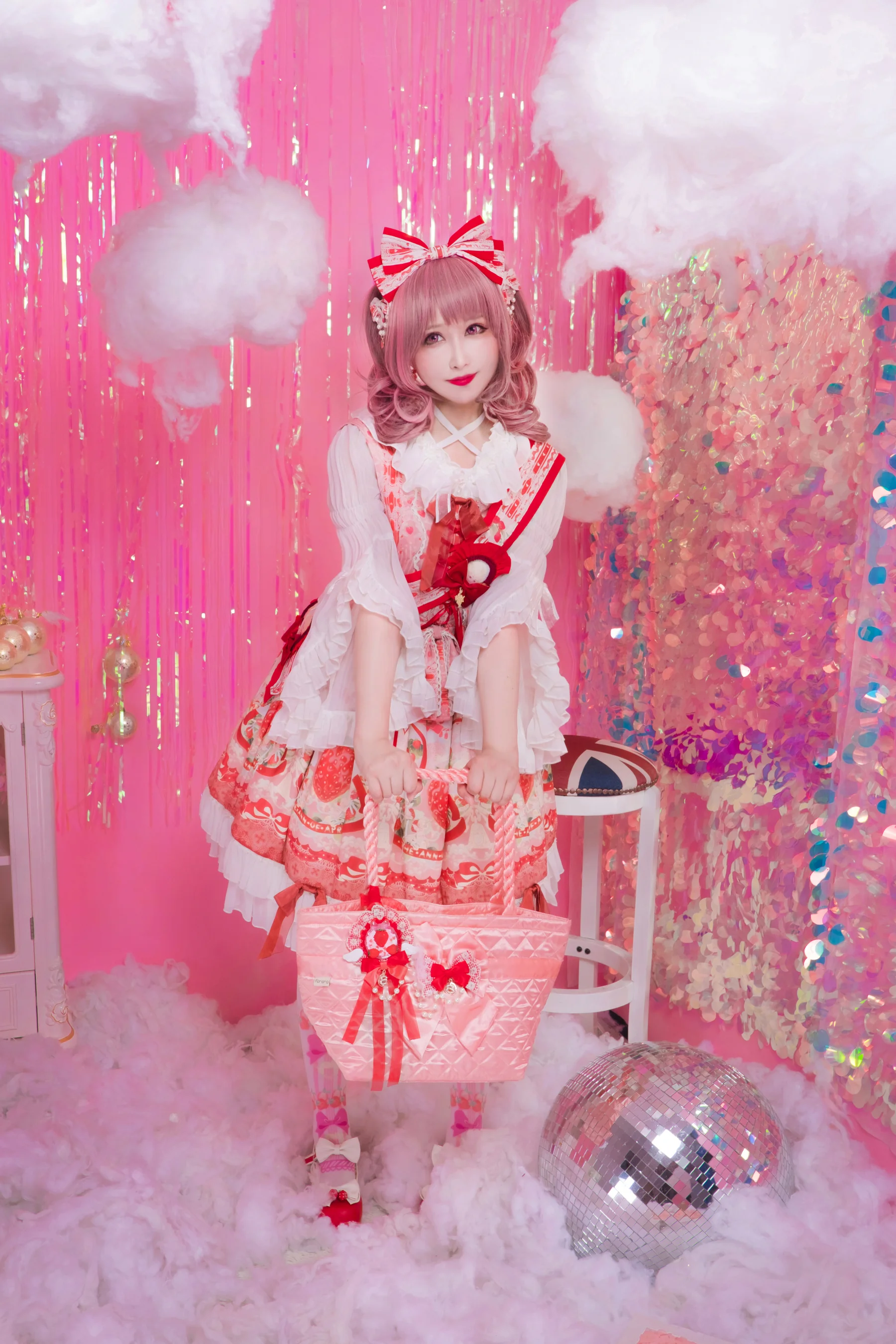 lolita装扮正片 草莓天使jsk｜高清图片集