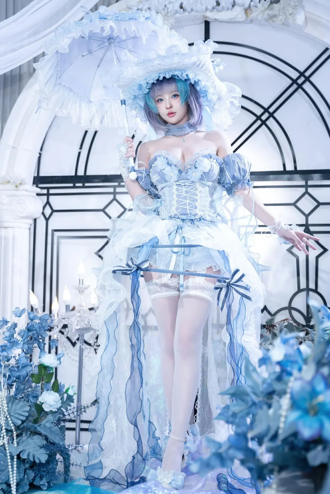 清水由乃 – 碧蓝航线 柴郡废稿礼服｜高清图片集