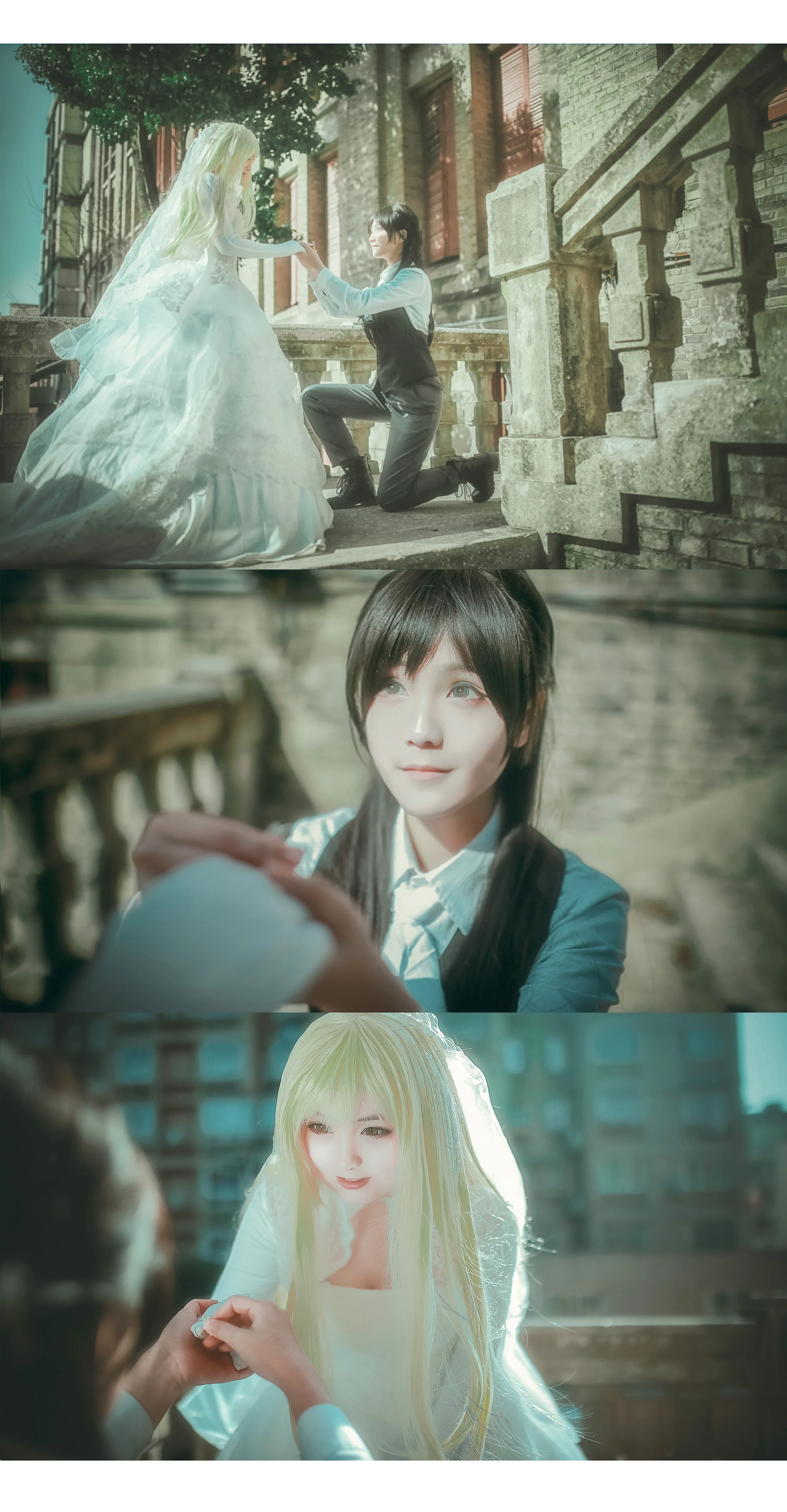 SQ孙璟×秋瞳婚纱COS写真