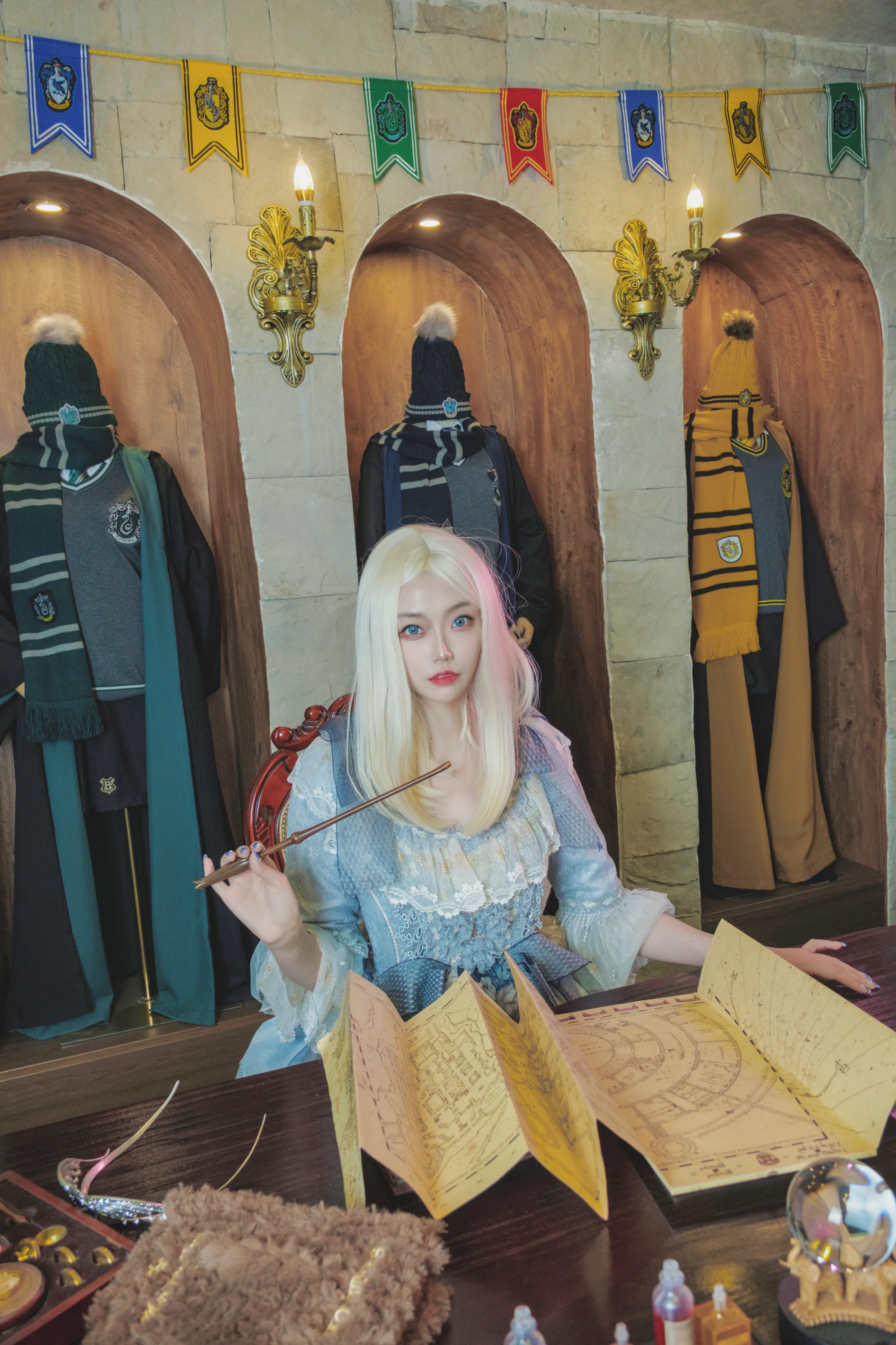 哈利波特鹰院拉文克劳luna COS写真