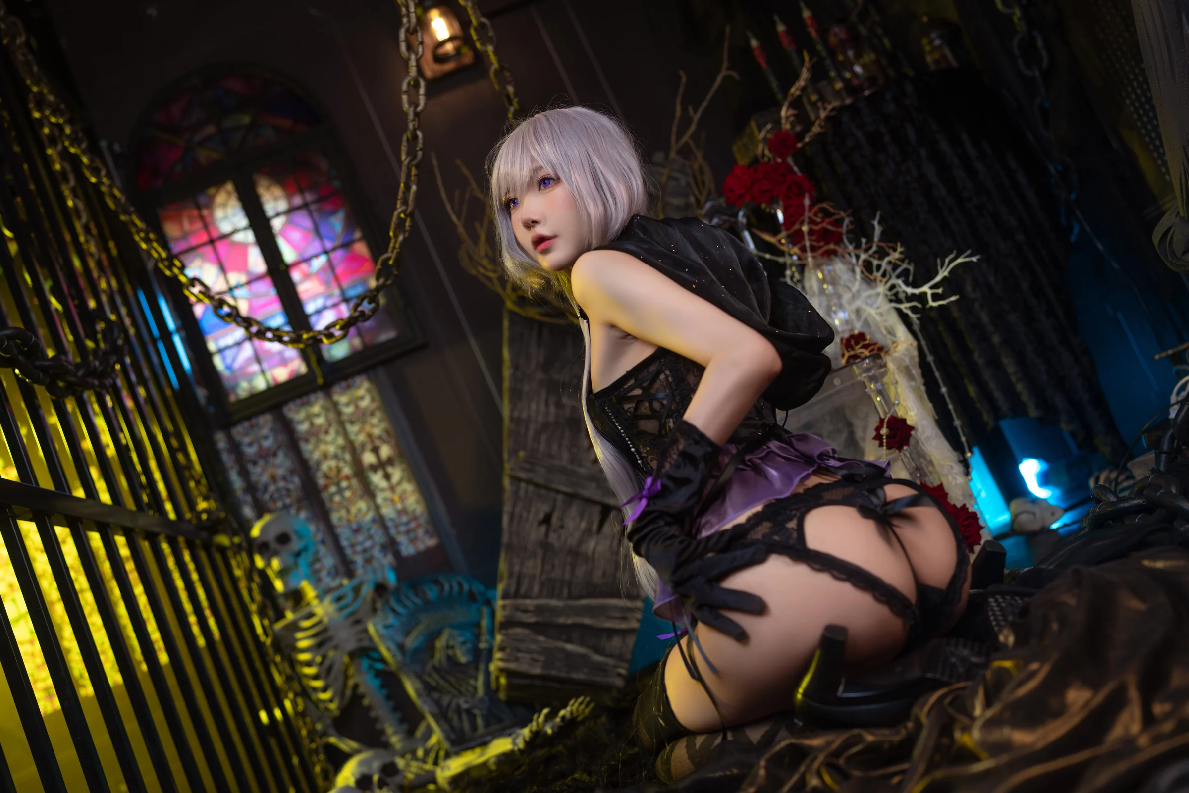 阿包也是兔娘 – 午夜瞌睡魔女｜高清图片集