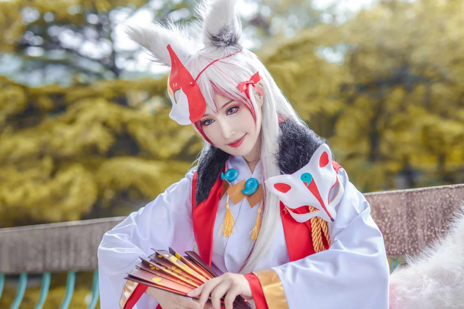 阴阳师手游 妖狐COS写真