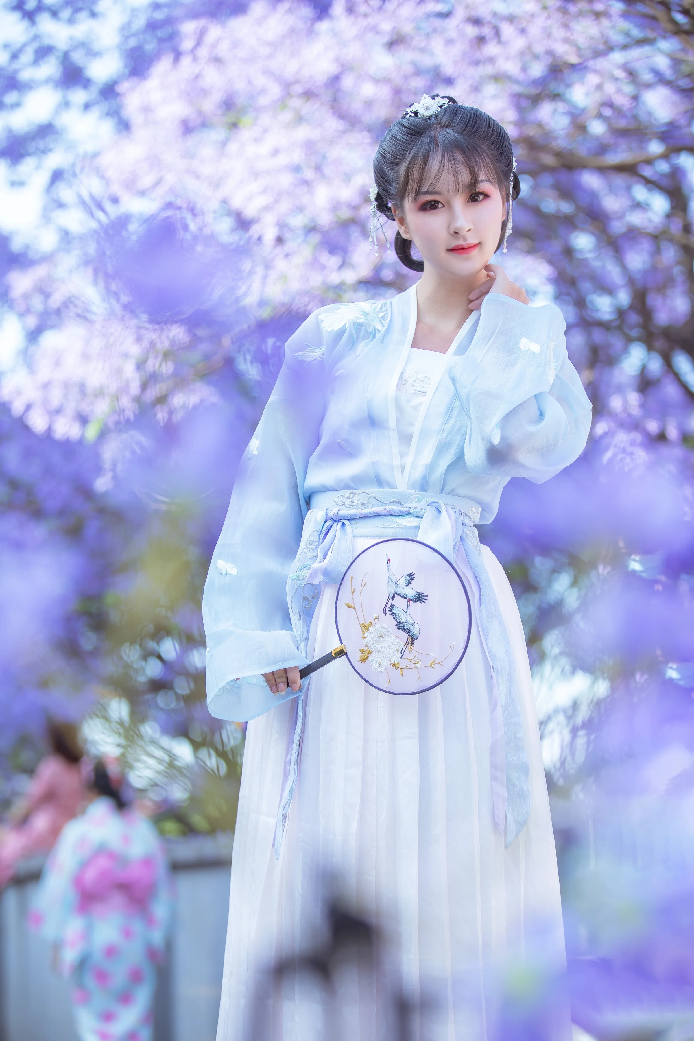 汉服蓝花楹｜高清图片集