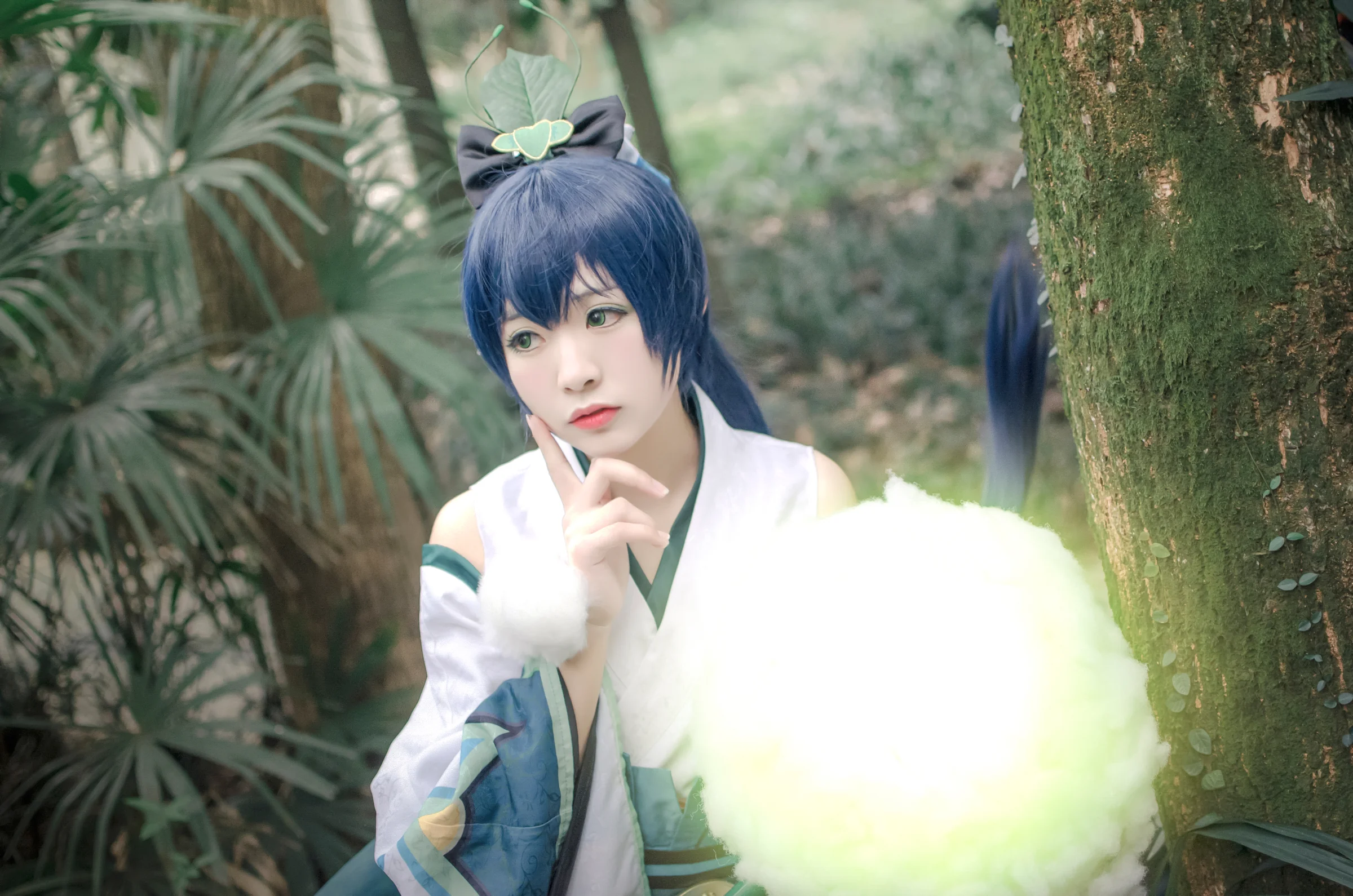 阴阳师萤草茨木童子COS写真
