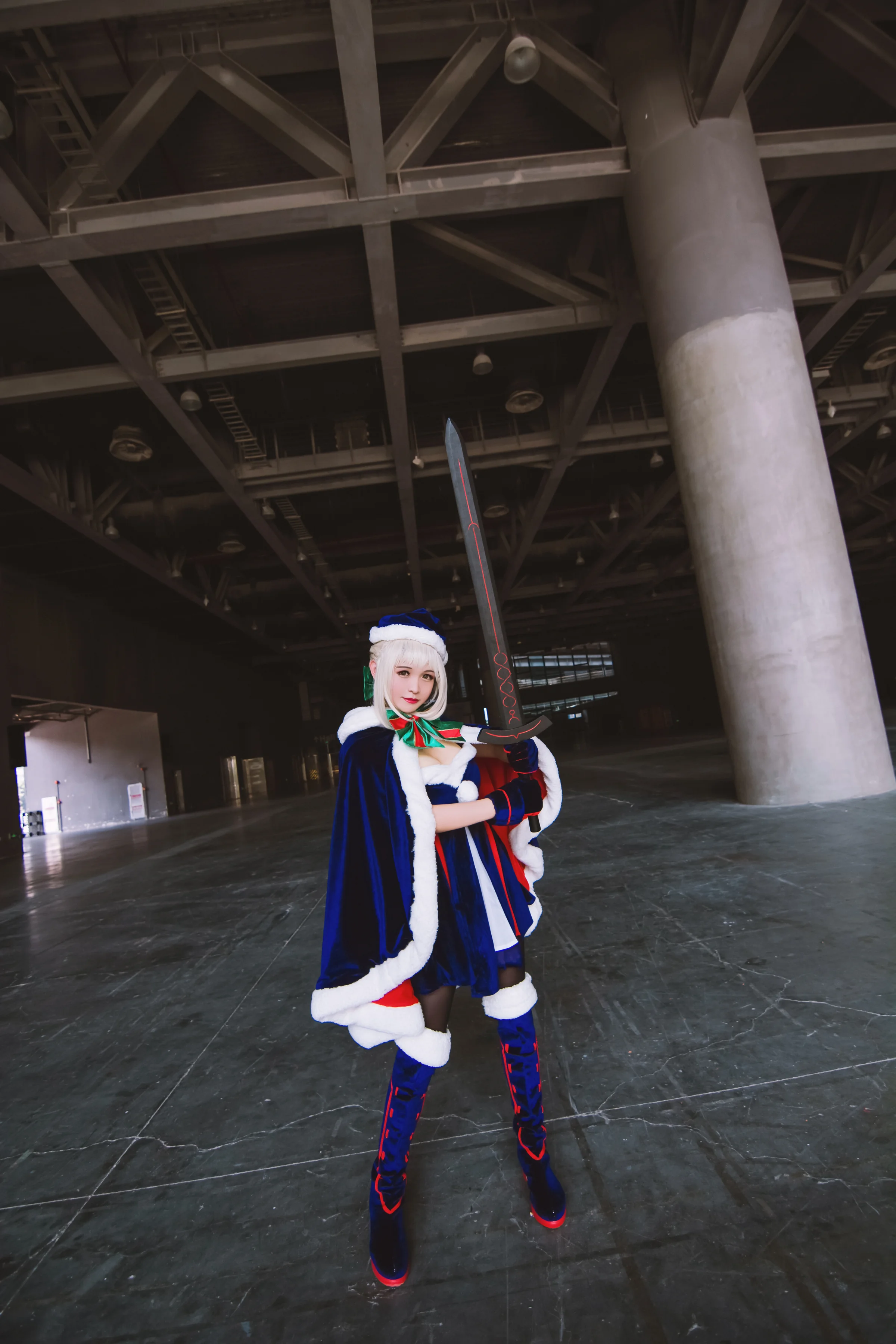 FGO 圣诞阿尔托利亚alter COS写真