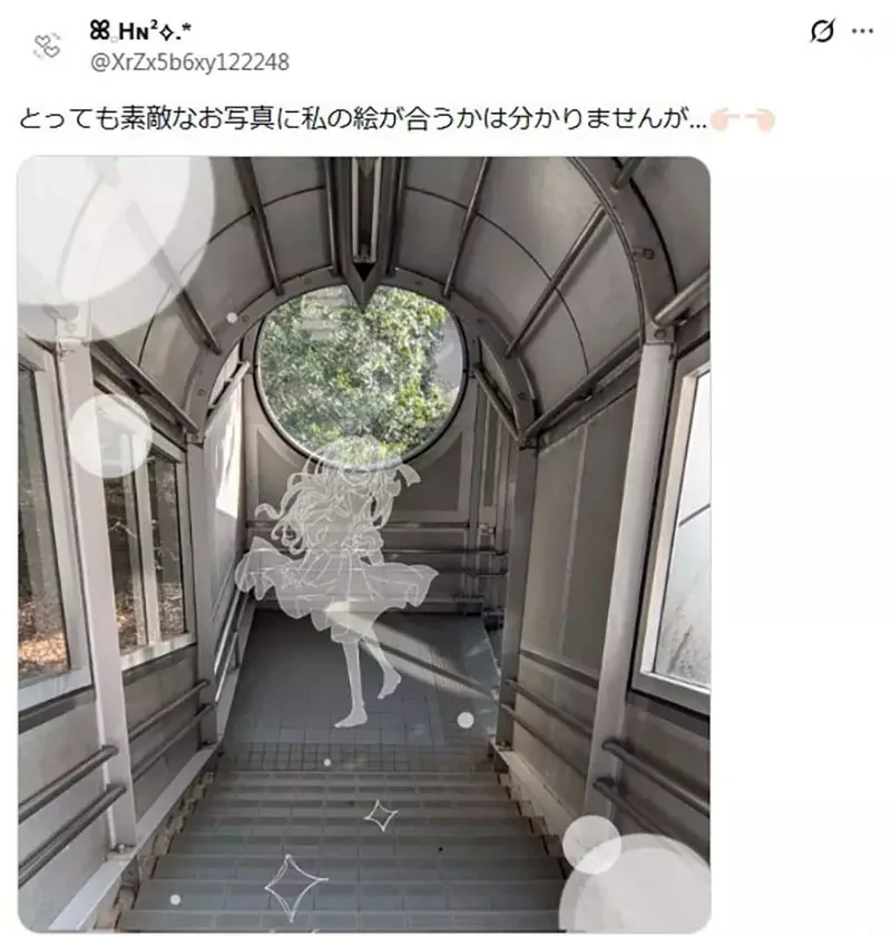 不會畫畫的網友感慨《想替這張照片畫上唯美少女》大家都來幫他實現願望了｜高清图片集