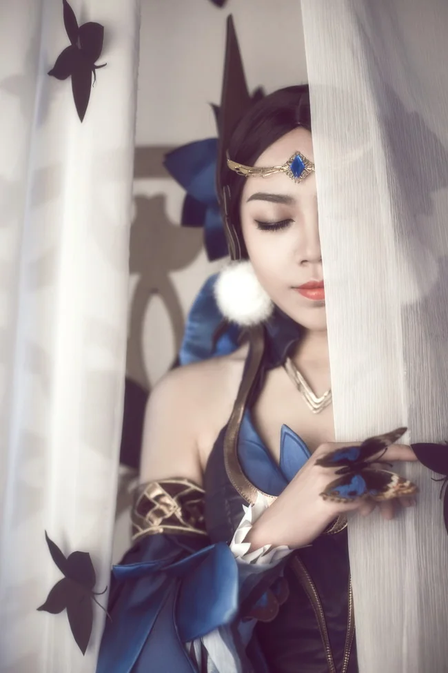 《夜蝶弥香》貂蝉蝴蝶梦COS写真