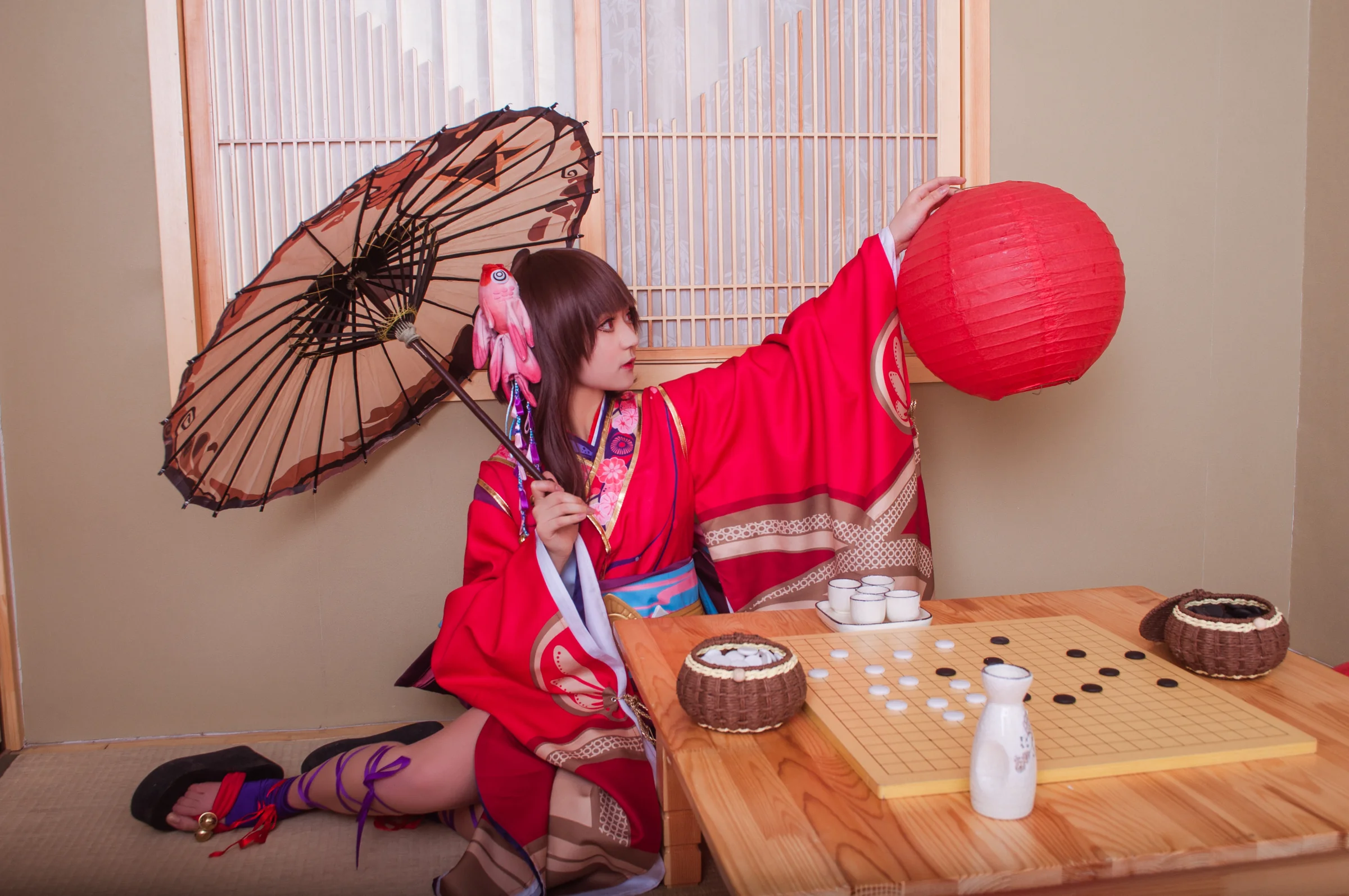 阴阳师神乐COS写真