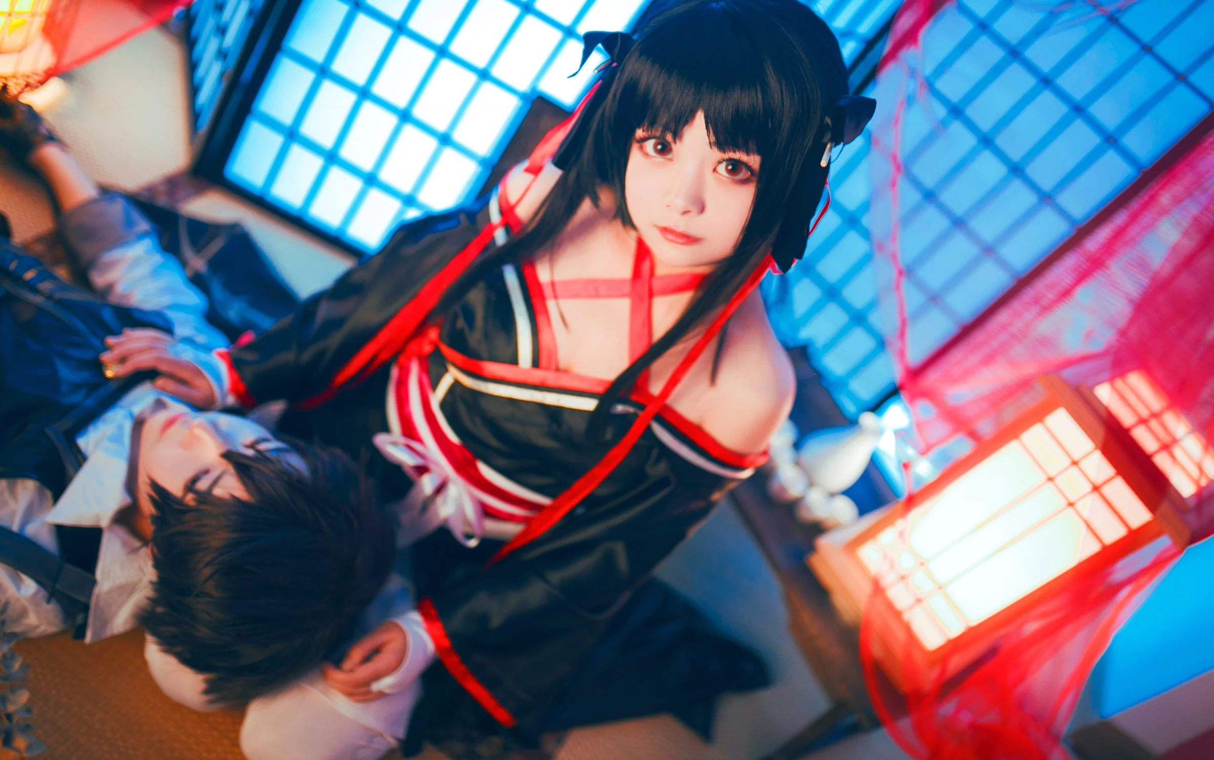 技巧少女不会受伤 夜夜COS写真，我会一直陪你，直到世界尽头