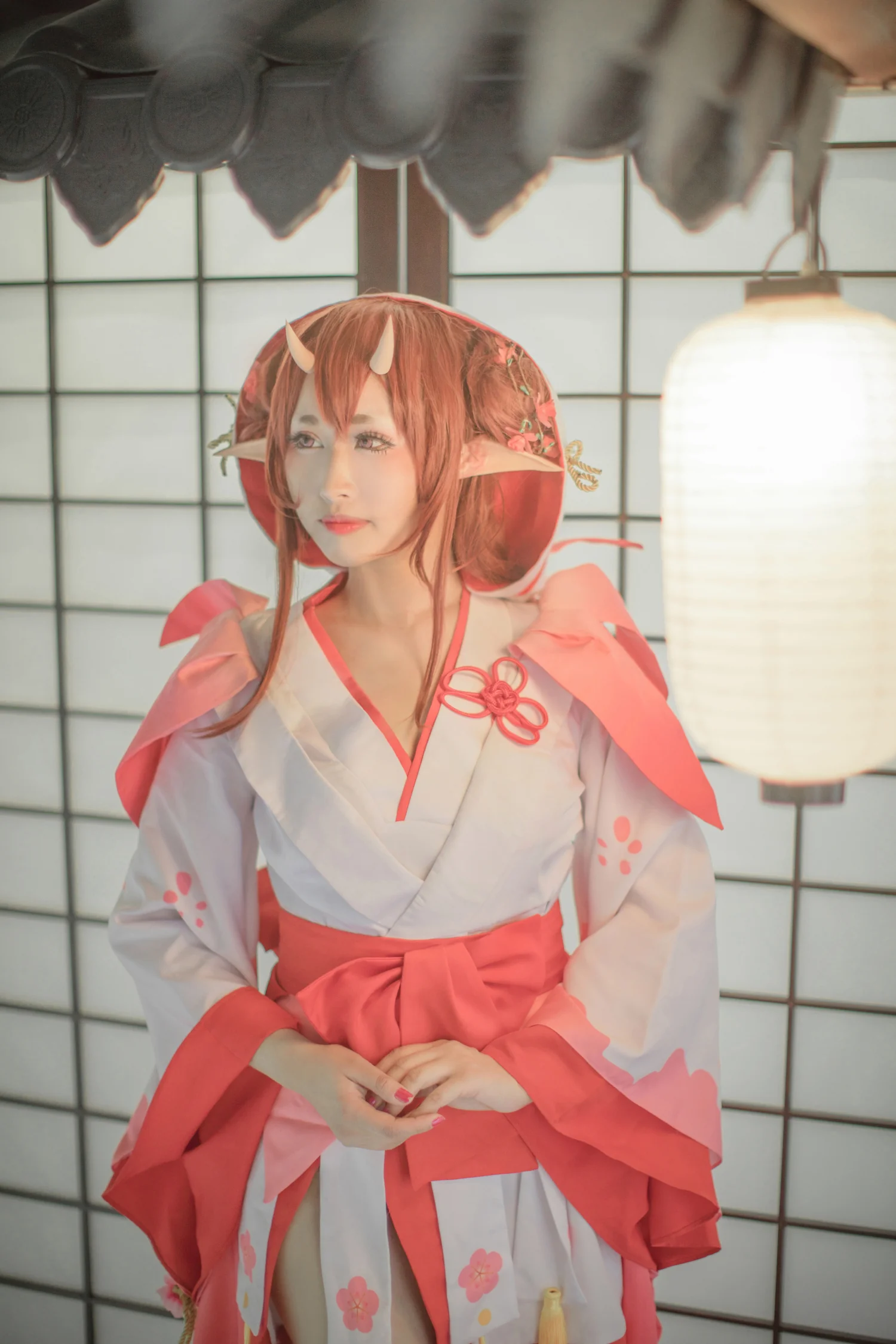 阴阳师手游 桃花妖COS写真