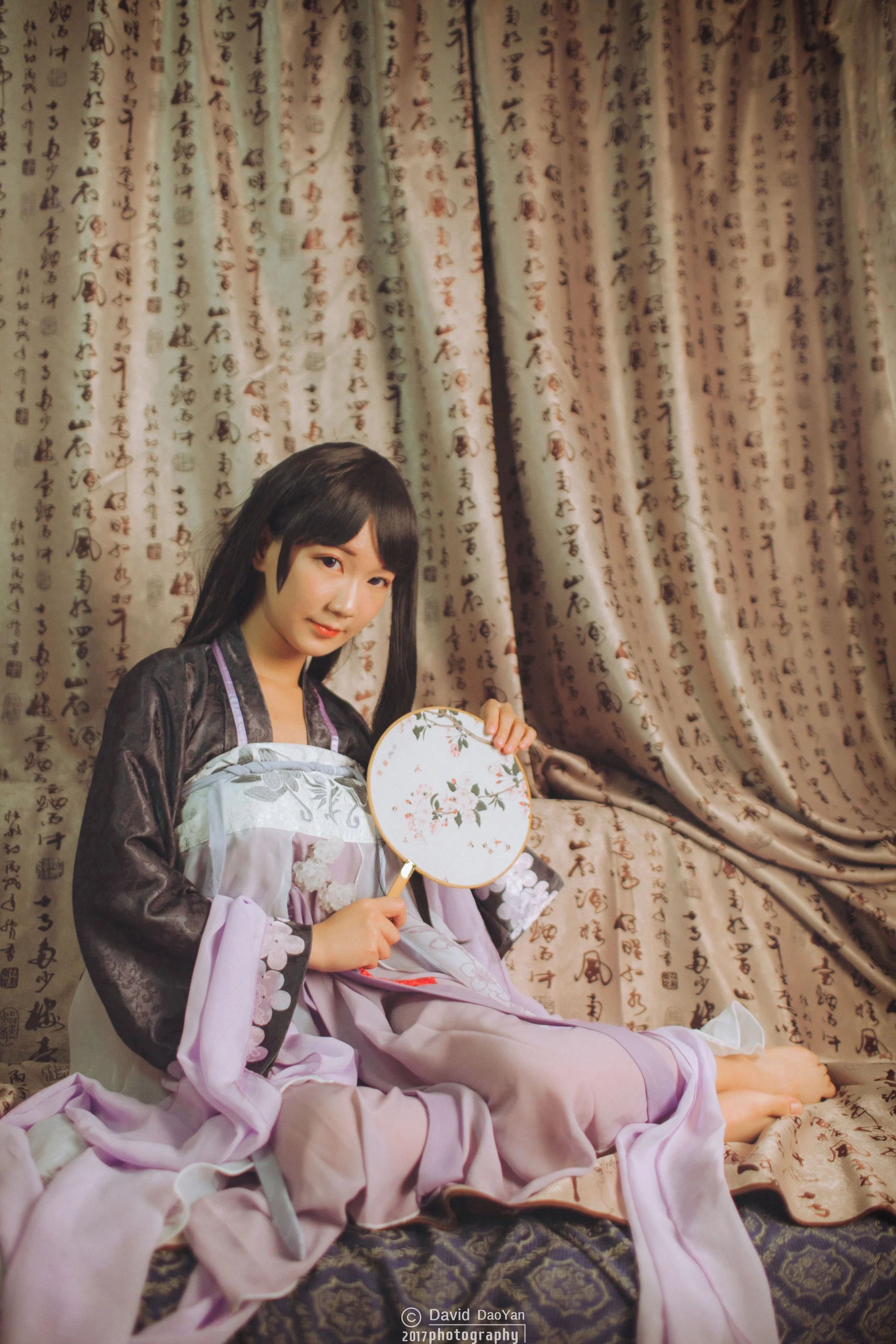 剑网三万花同人汉服襦裙COS写真
