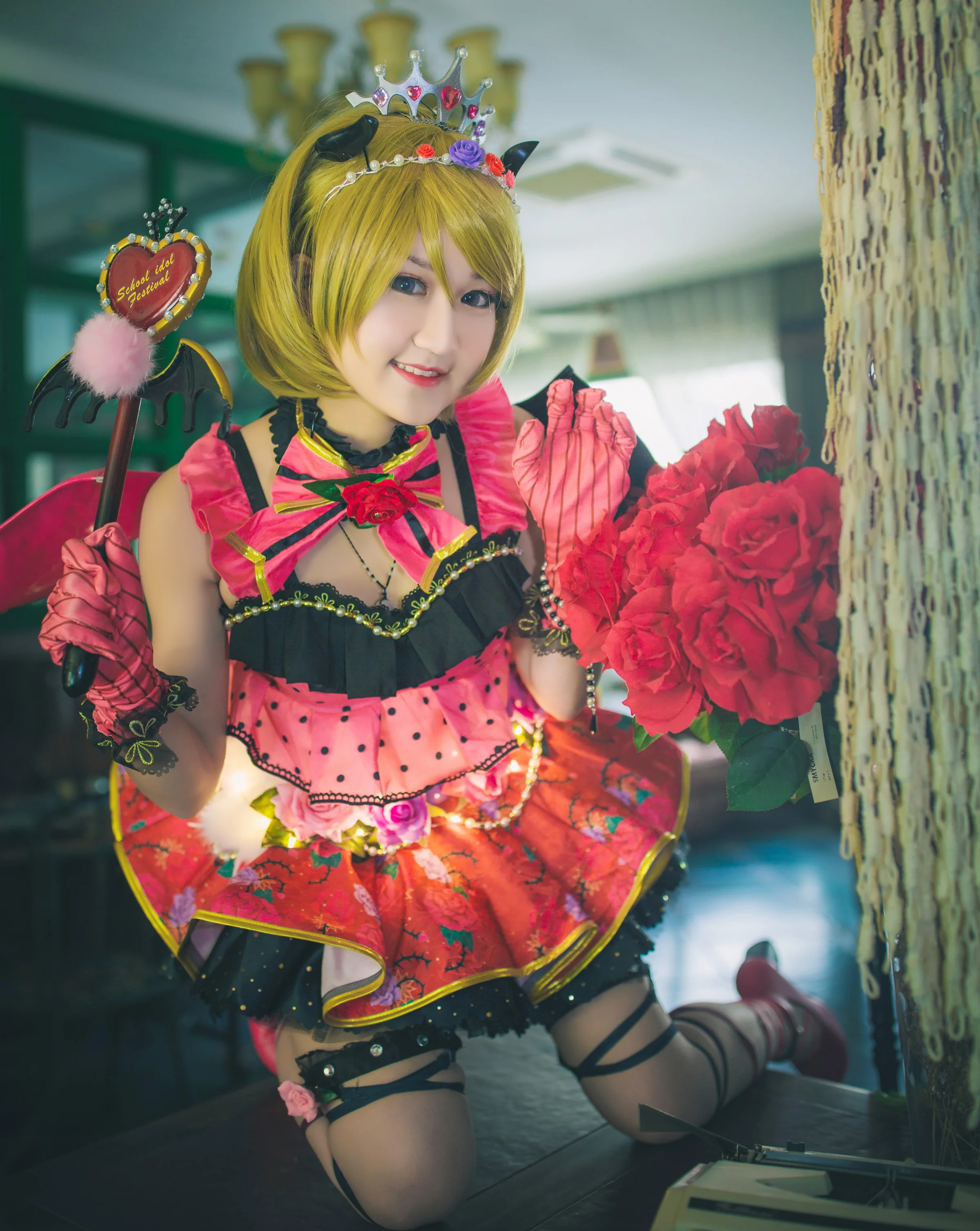 LoveLive花阳小恶魔觉醒COS写真