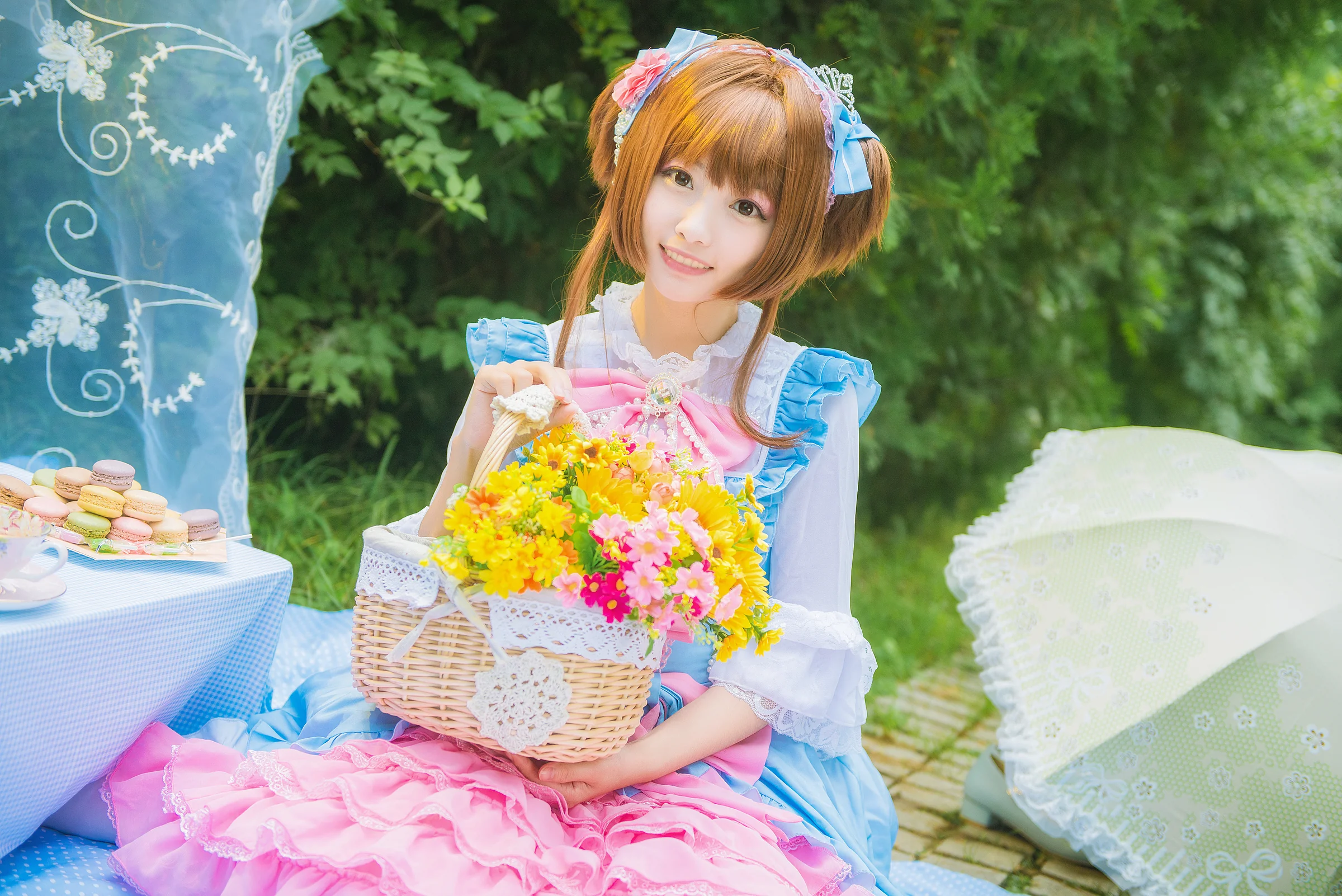 魔卡少女樱 小樱下午茶COS写真