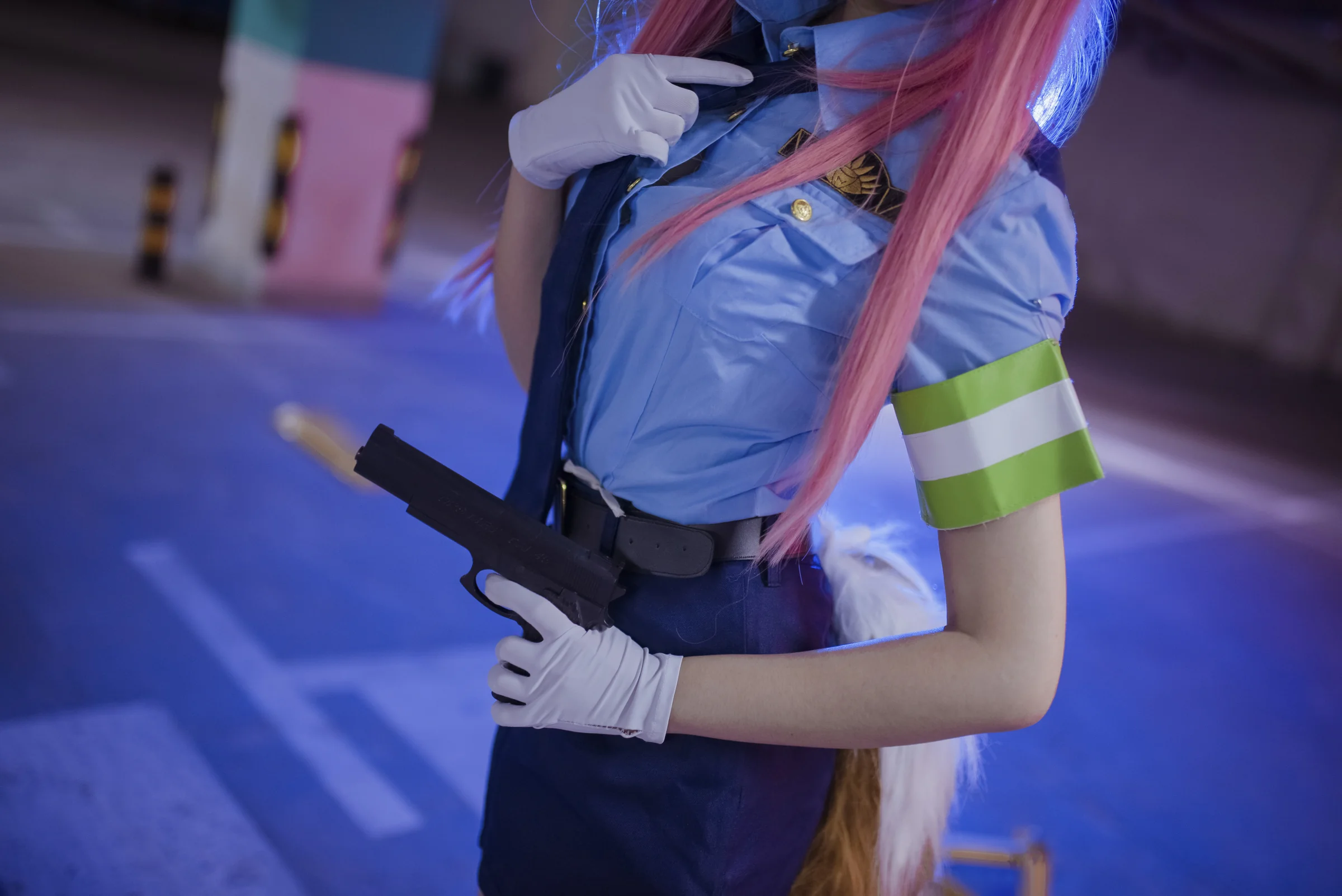 玉藻前女警COS写真