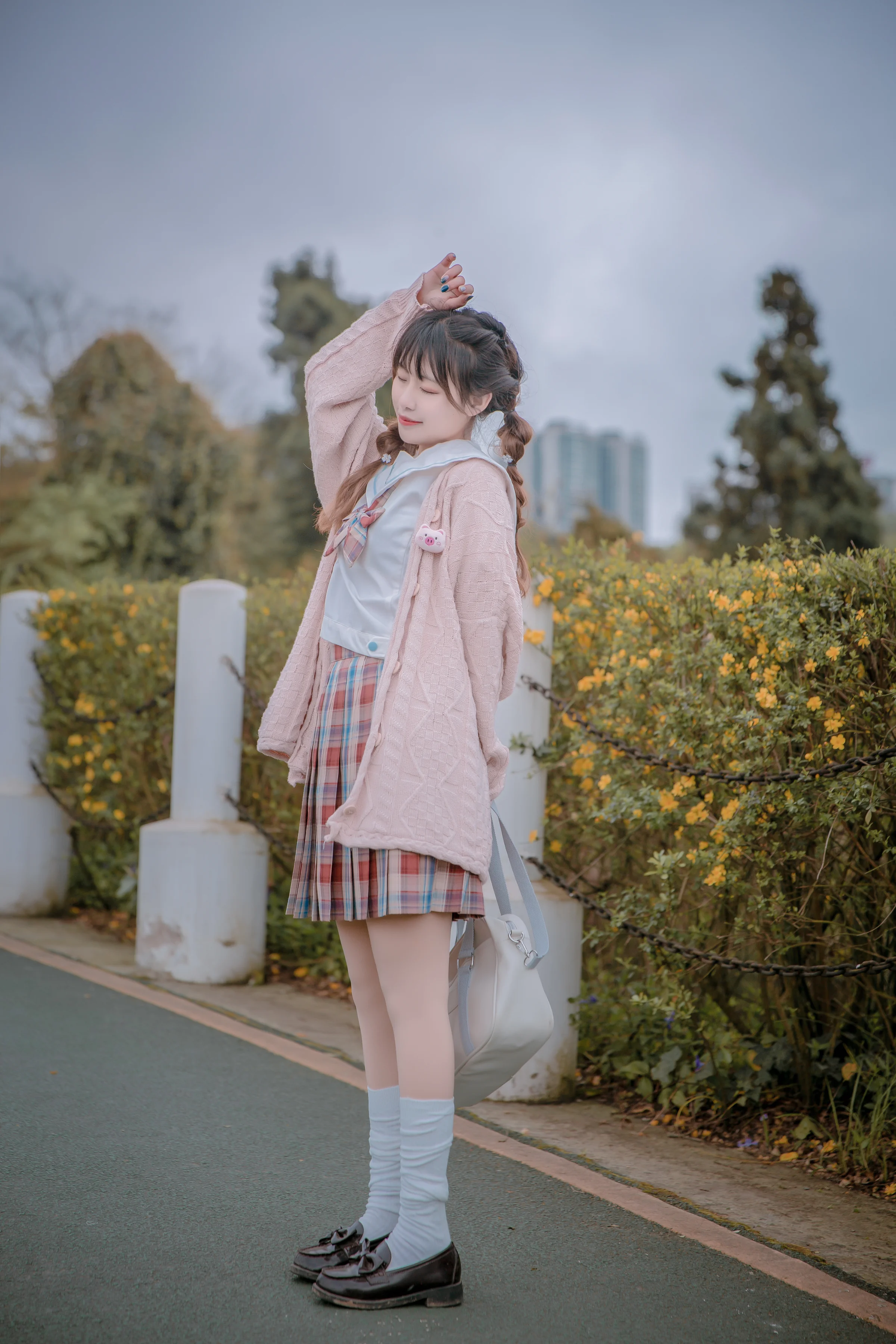 JK制服，天气有点遗憾｜高清图片集