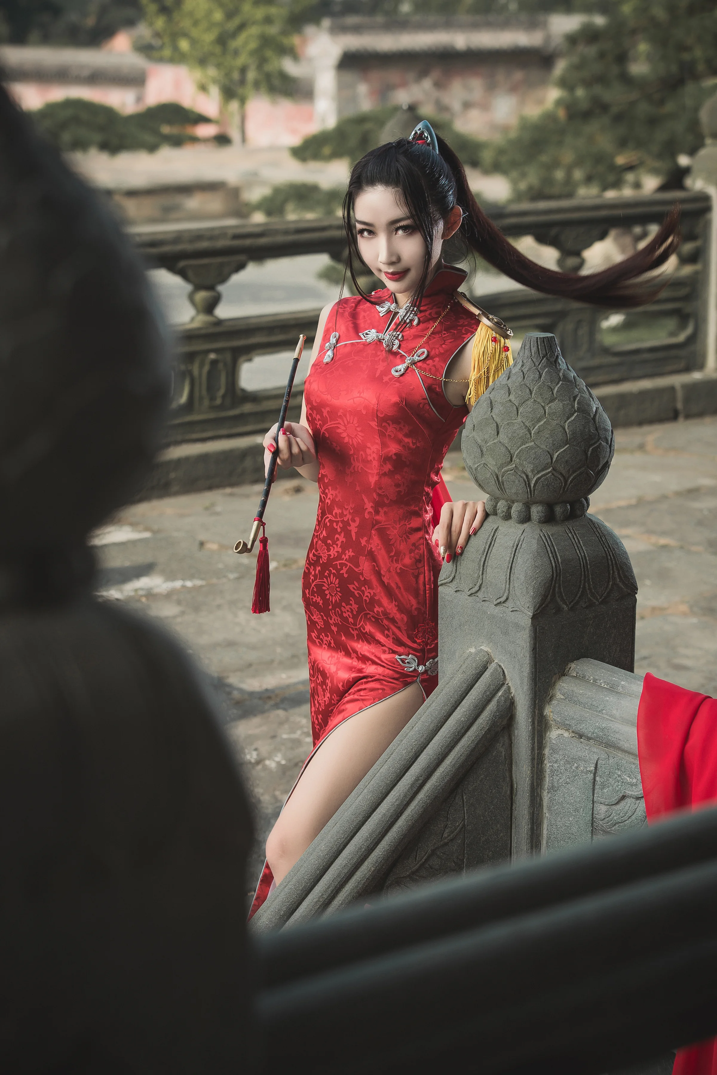 剑网三同人 天策旗袍COS写真