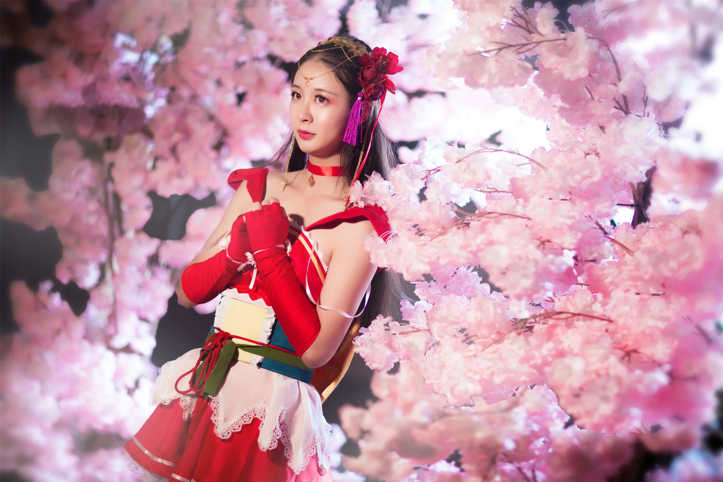 三国杀·小乔·花好月圆COS写真
