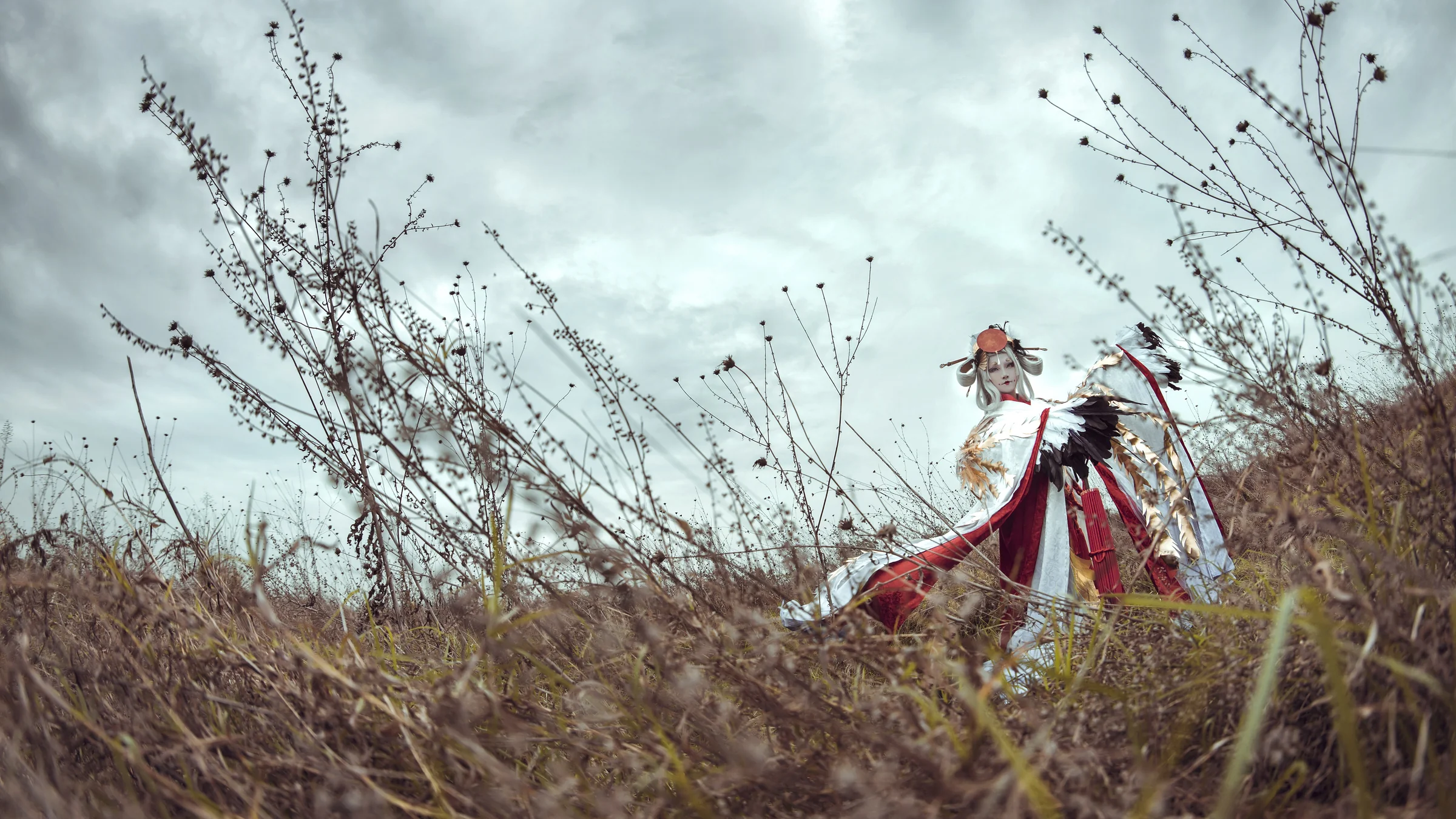 阴阳师手游——姑获鸟·金鸾鹤羽COS写真