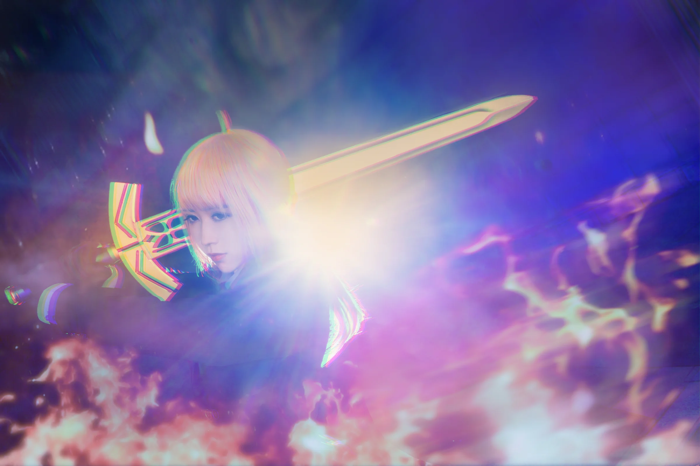 《Fate/Zero》Saber COS写真