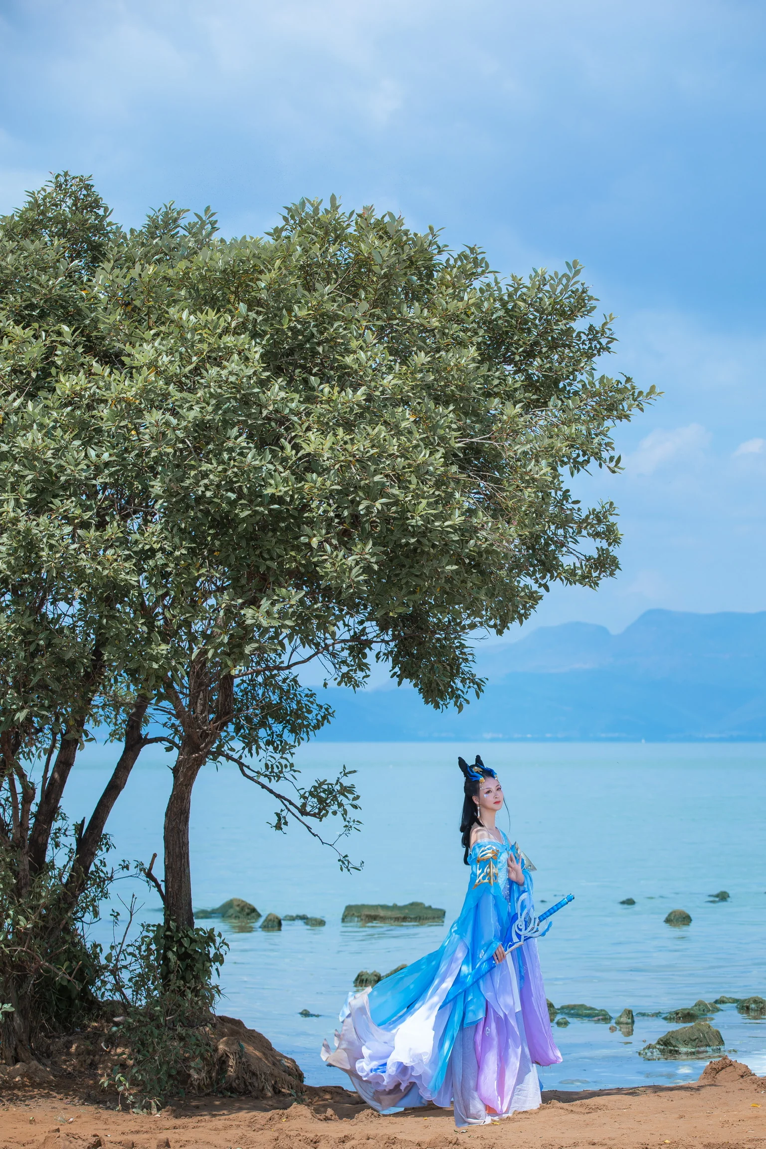 【COS写真正片/瑶音】天涯明月刀·画龙致雨