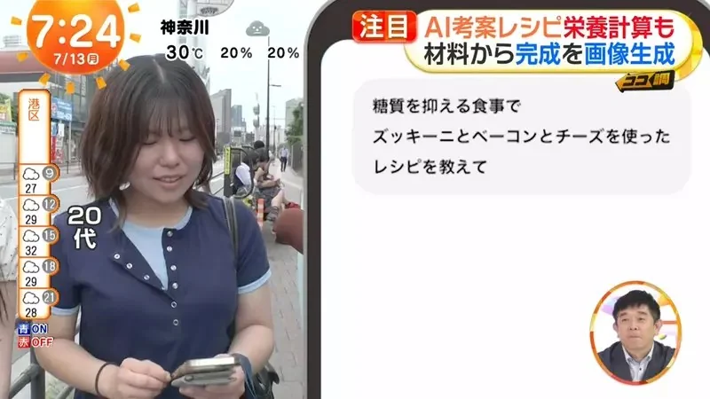 《做菜問ＡＩ》可以幫忙解決什麼煩惱呢？日本人想出這麼多種的用法｜高清图片集